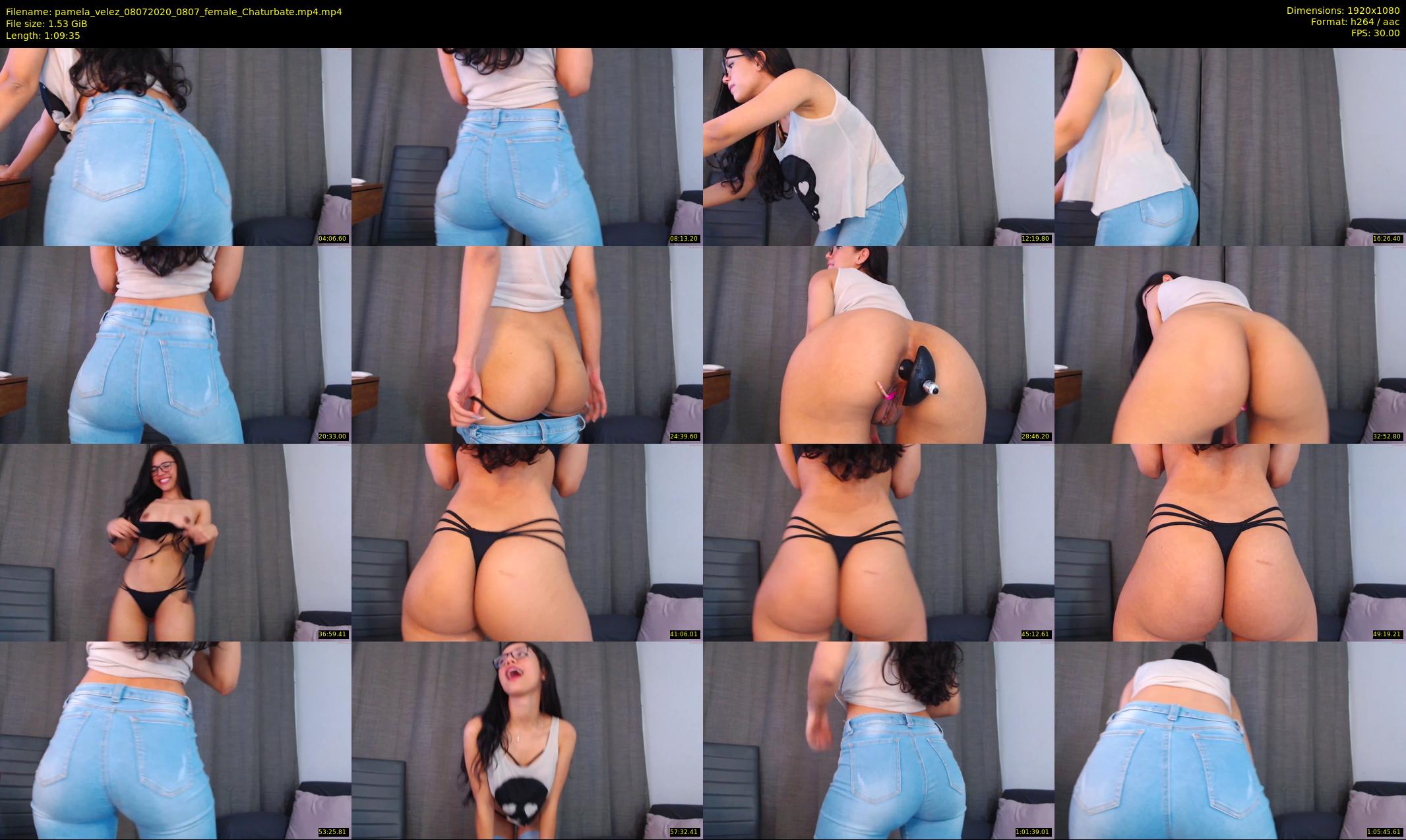 pamela_velez — 70 minute Chaturbate female cam show recording, 1080p, Jul 8, 2020