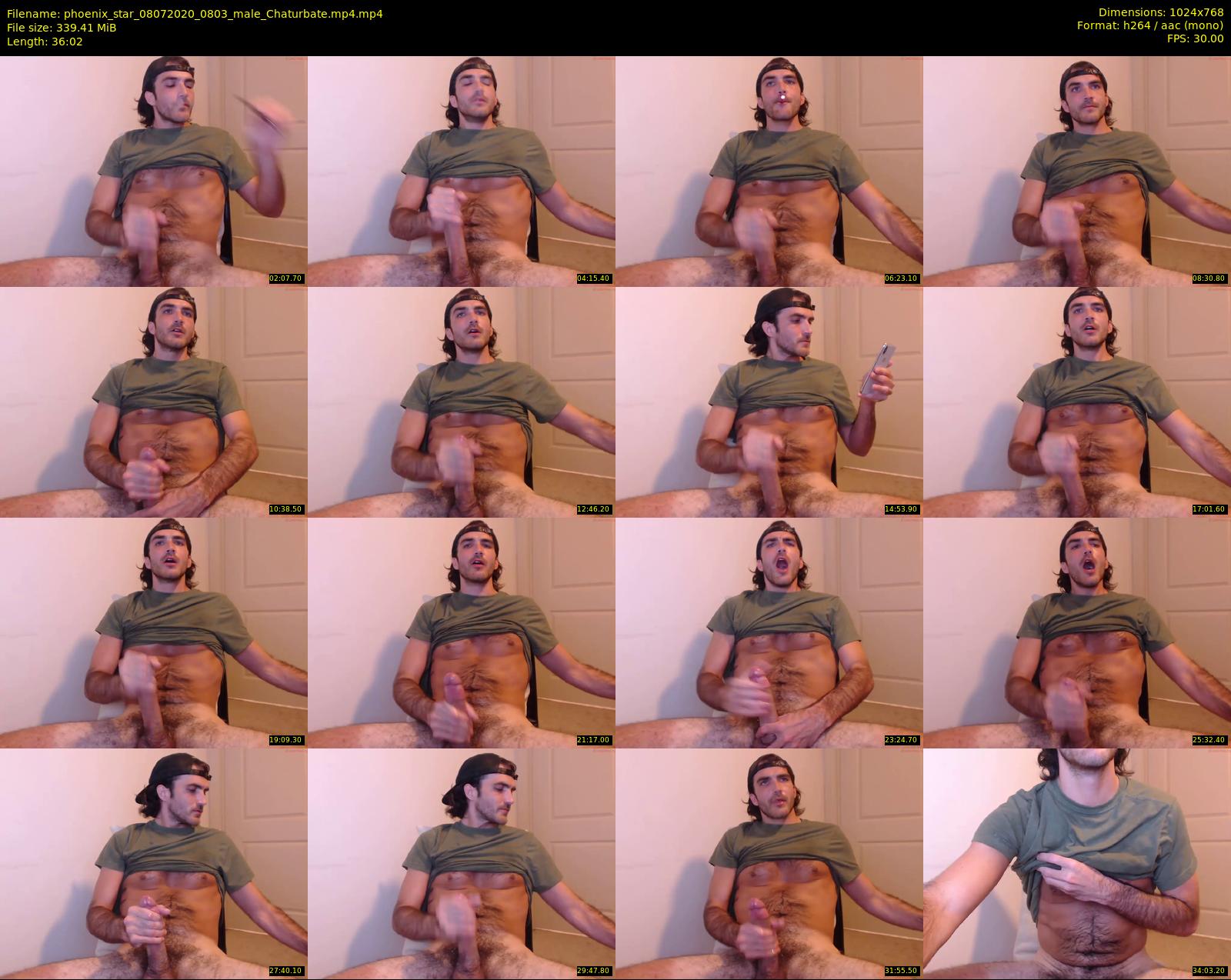 phoenix_star — 37 minute Chaturbate male cam show recording, 720p, Jul 8, 2020