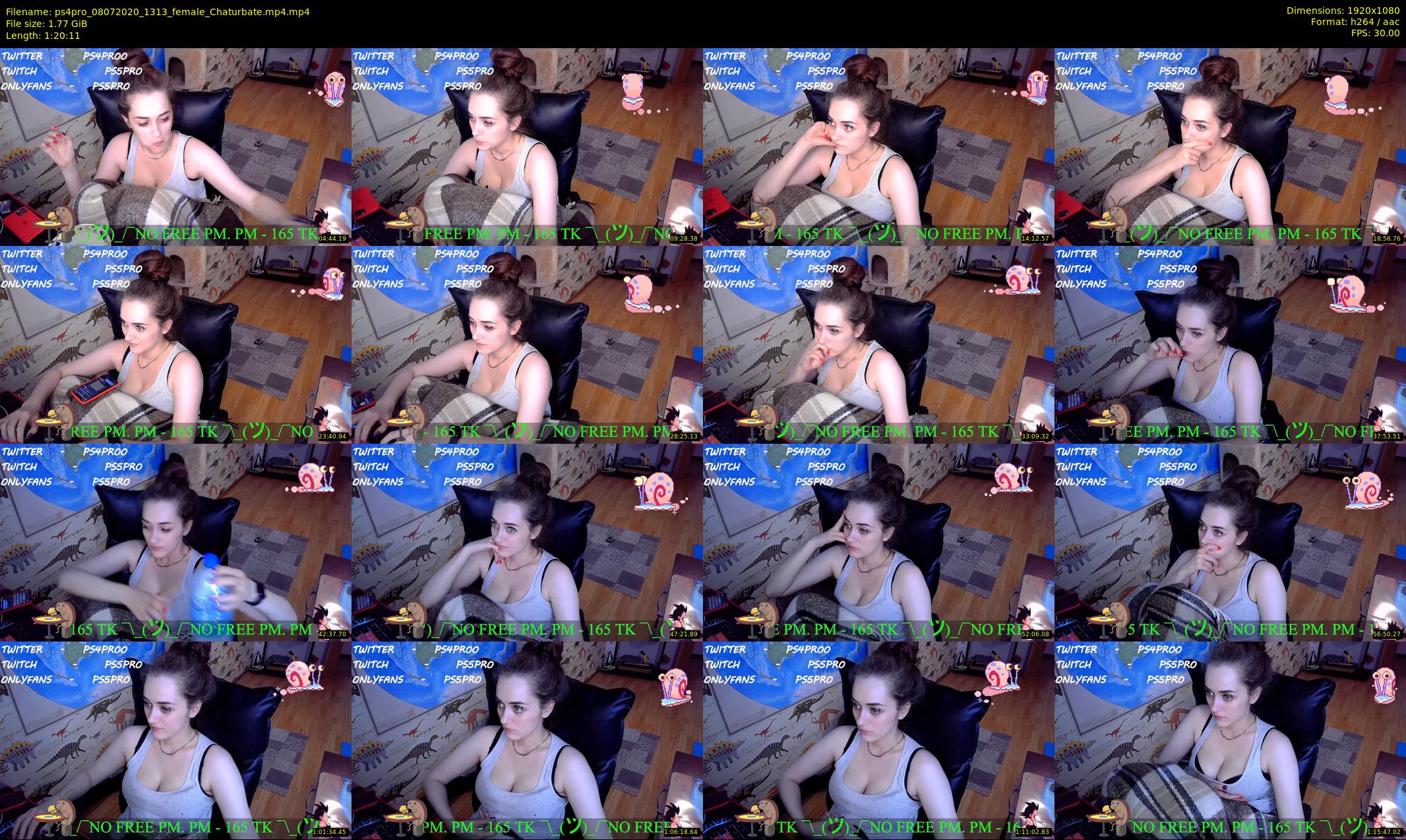 ps4pro — 81 minute Chaturbate female cam show recording, 1080p, Jul 8, 2020