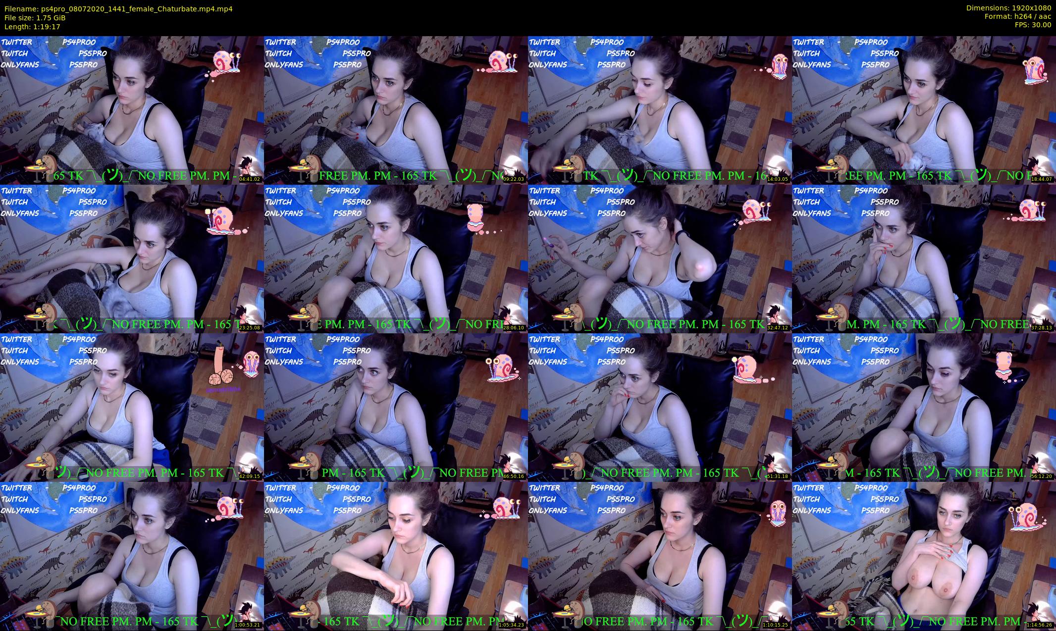 ps4pro — 80 minute Chaturbate female cam show recording, 1080p, Jul 8, 2020