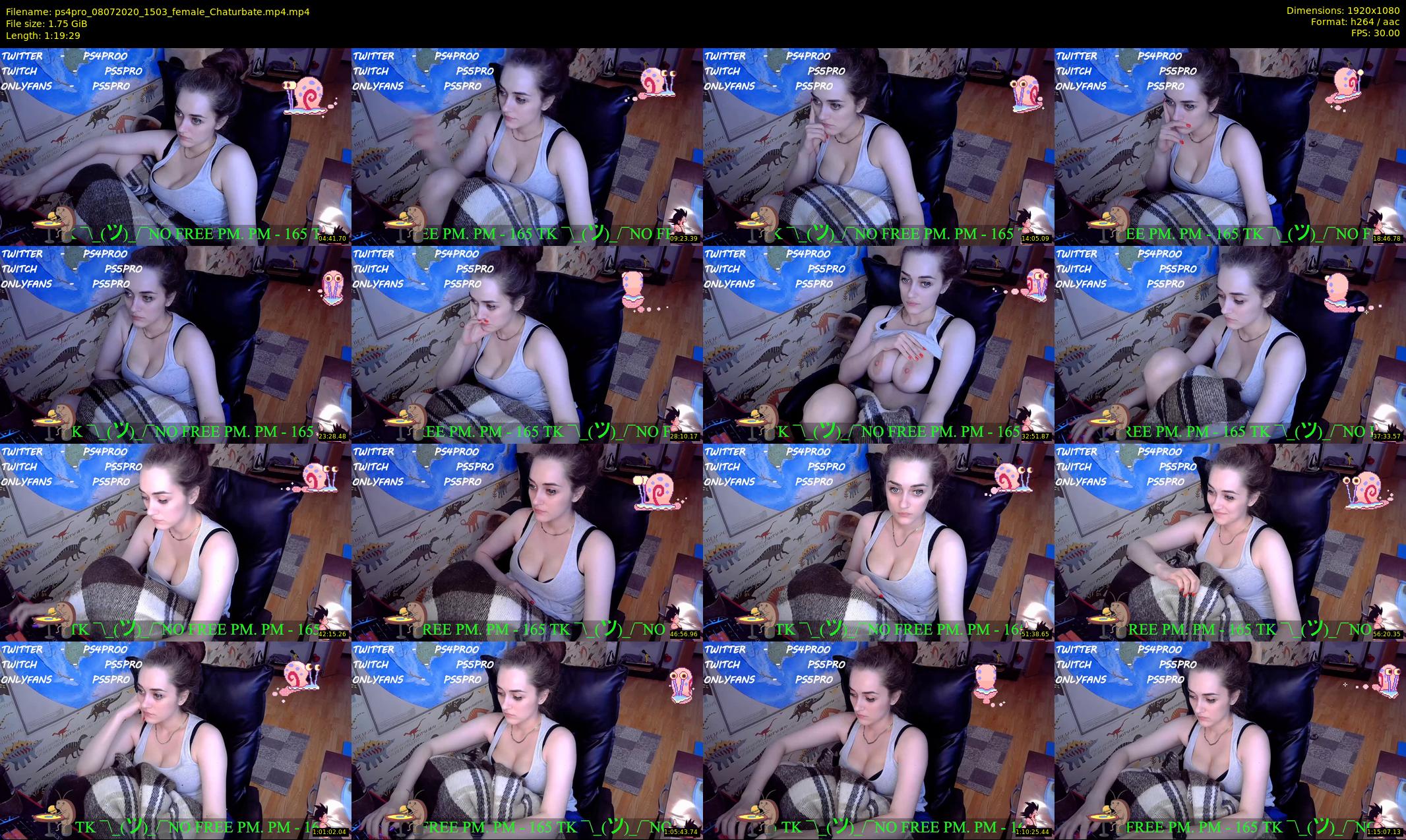 ps4pro — 80 minute Chaturbate female cam show recording, 1080p, Jul 8, 2020
