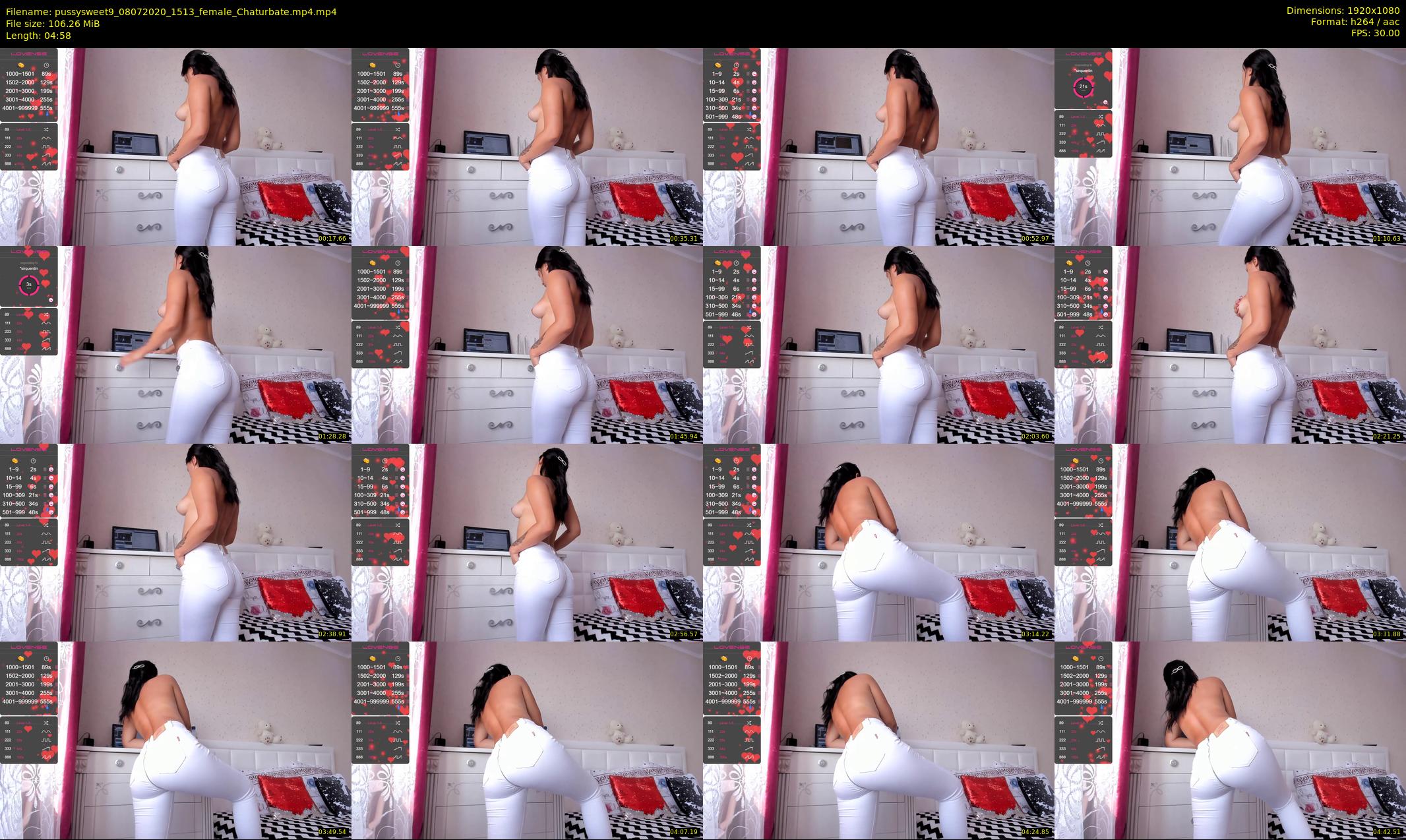 pussysweet9 — 5 minute Chaturbate female cam show recording, 1080p, Jul 8, 2020