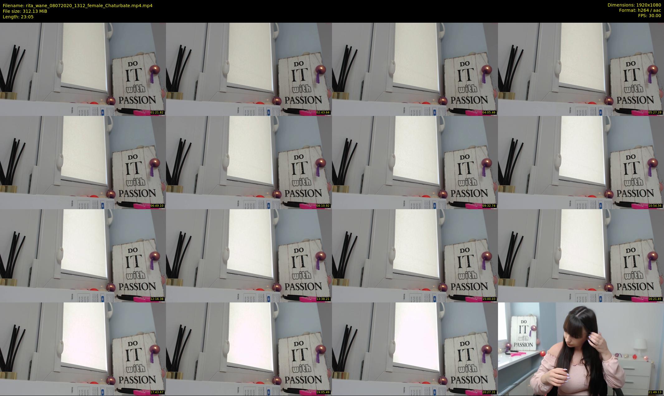 rita_wane — 24 minute Chaturbate female cam show recording, 1080p, Jul 8, 2020