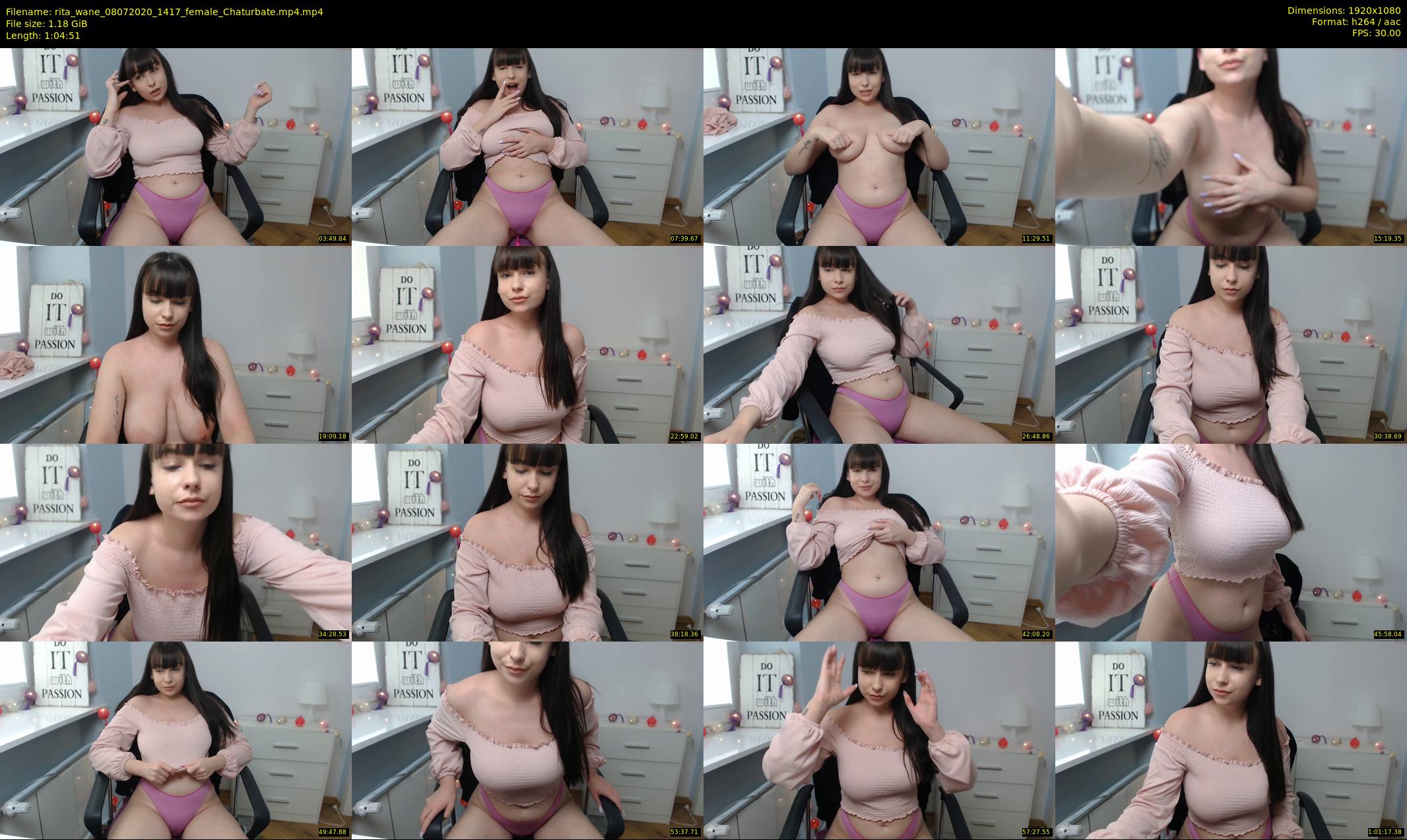 rita_wane — 65 minute Chaturbate female cam show recording, 1080p, Jul 8, 2020