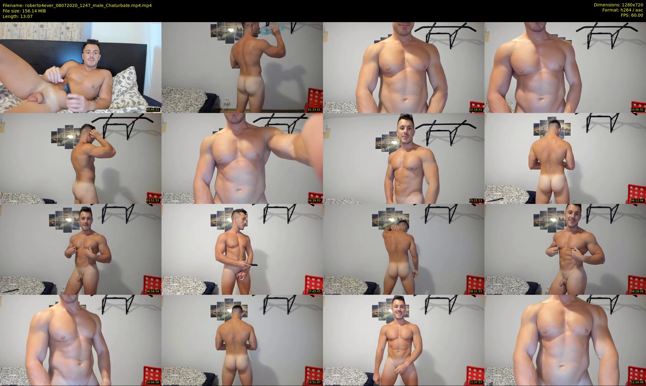 roberto4ever — 14 minute Chaturbate male cam show recording, 720p, Jul 8, 2020