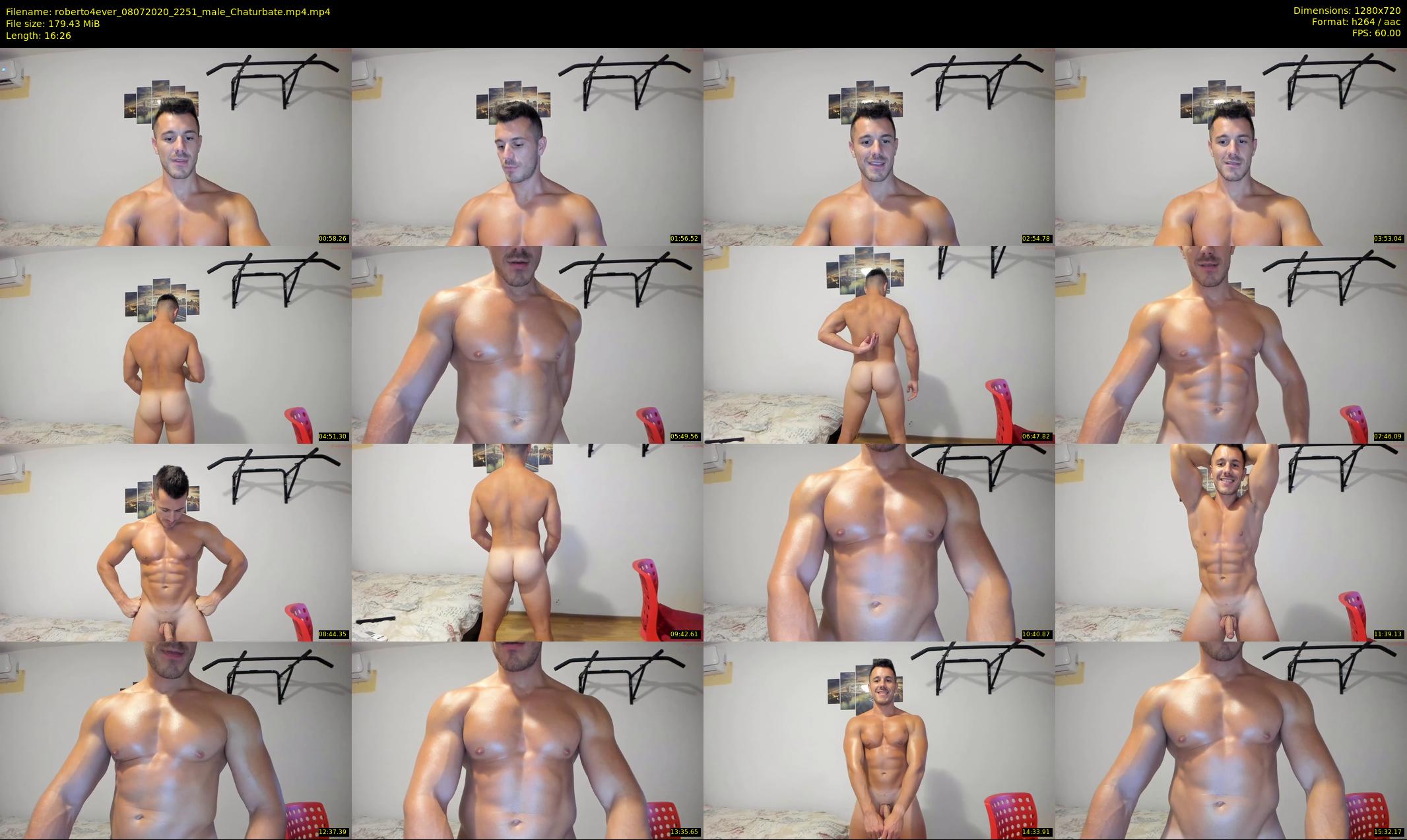 roberto4ever — 17 minute Chaturbate male cam show recording, 720p, Jul 8, 2020