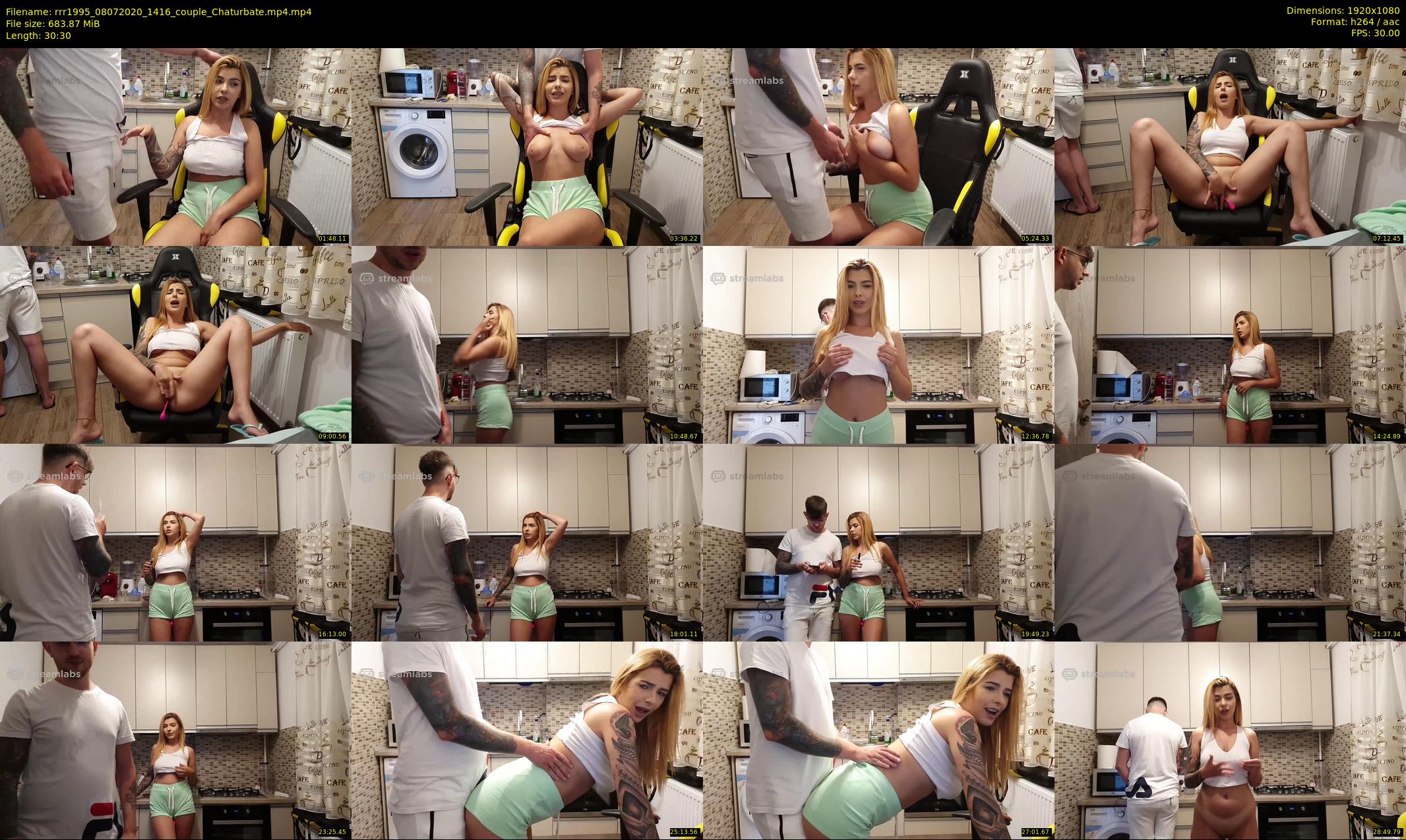 rrr1995 — 31 minute Chaturbate couple cam show recording, 1080p, Jul 8, 2020