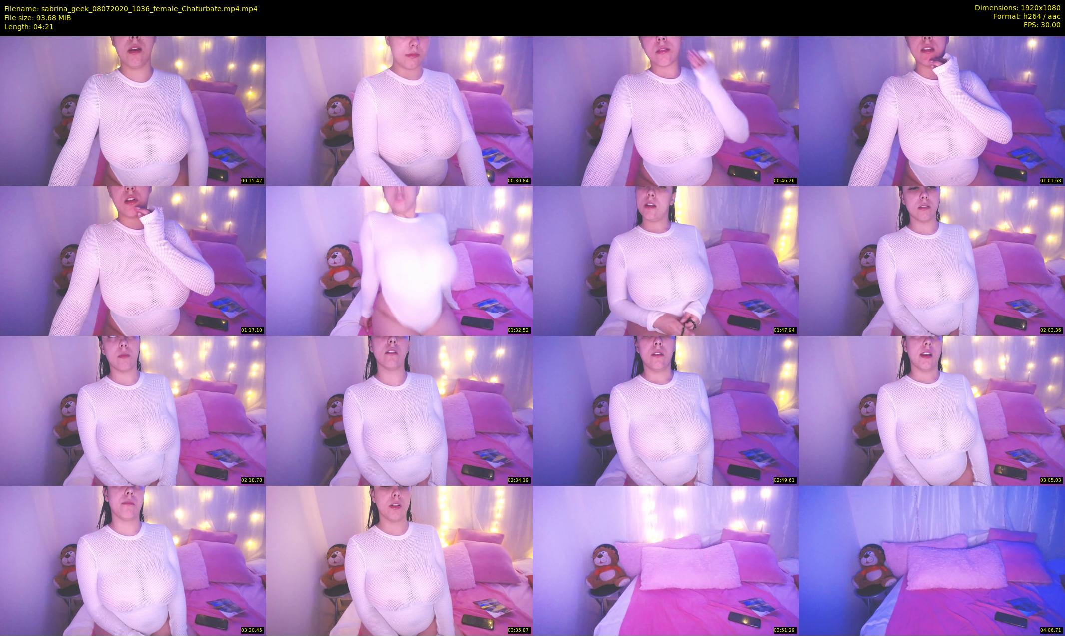 sabrina_geek — 5 minute Chaturbate female cam show recording, 1080p, Jul 8, 2020
