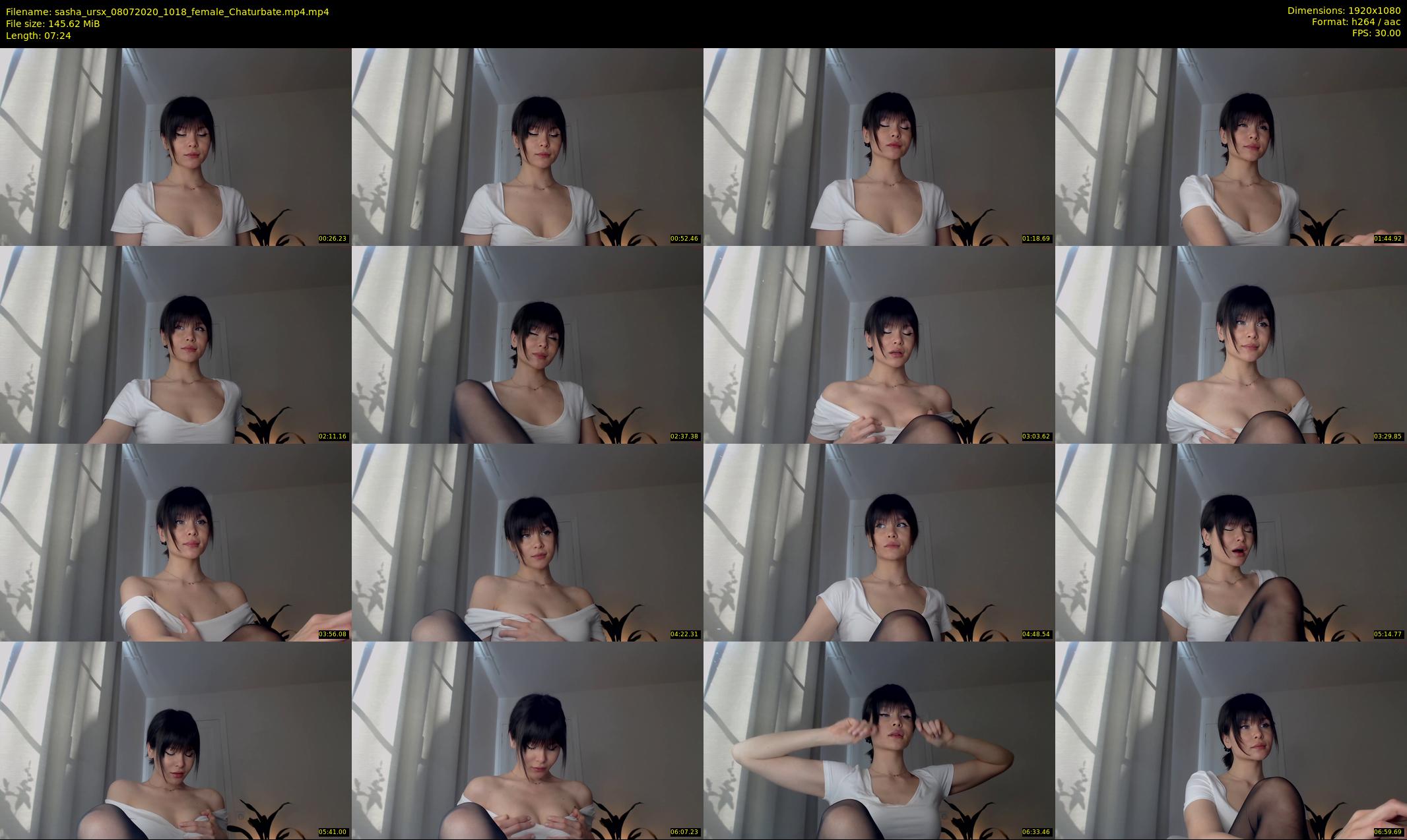 sasha_ursx — 8 minute Chaturbate female cam show recording, 1080p, Jul 8, 2020