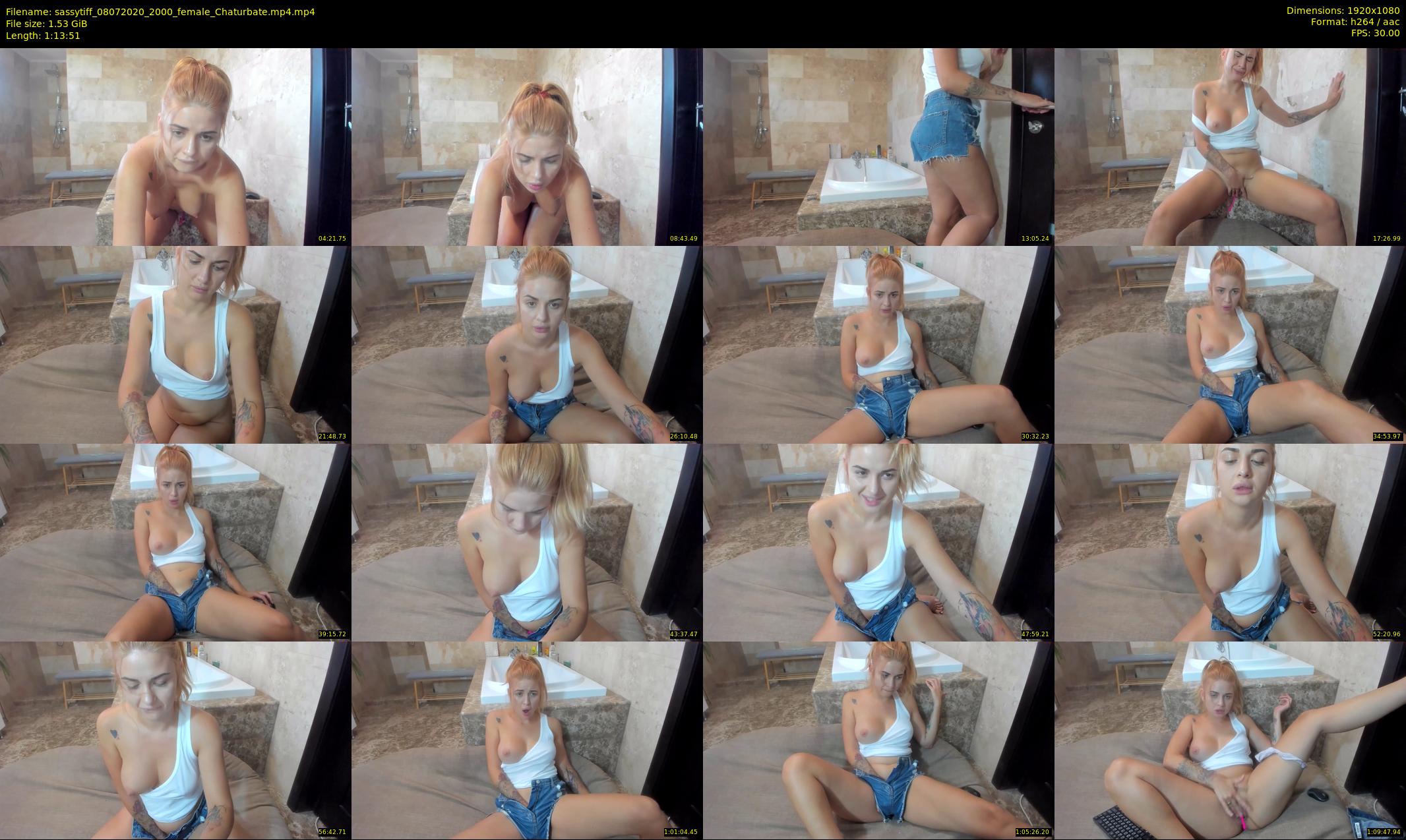 sassytiff — 74 minute Chaturbate couple cam show recording, 1080p, Jul 8, 2020