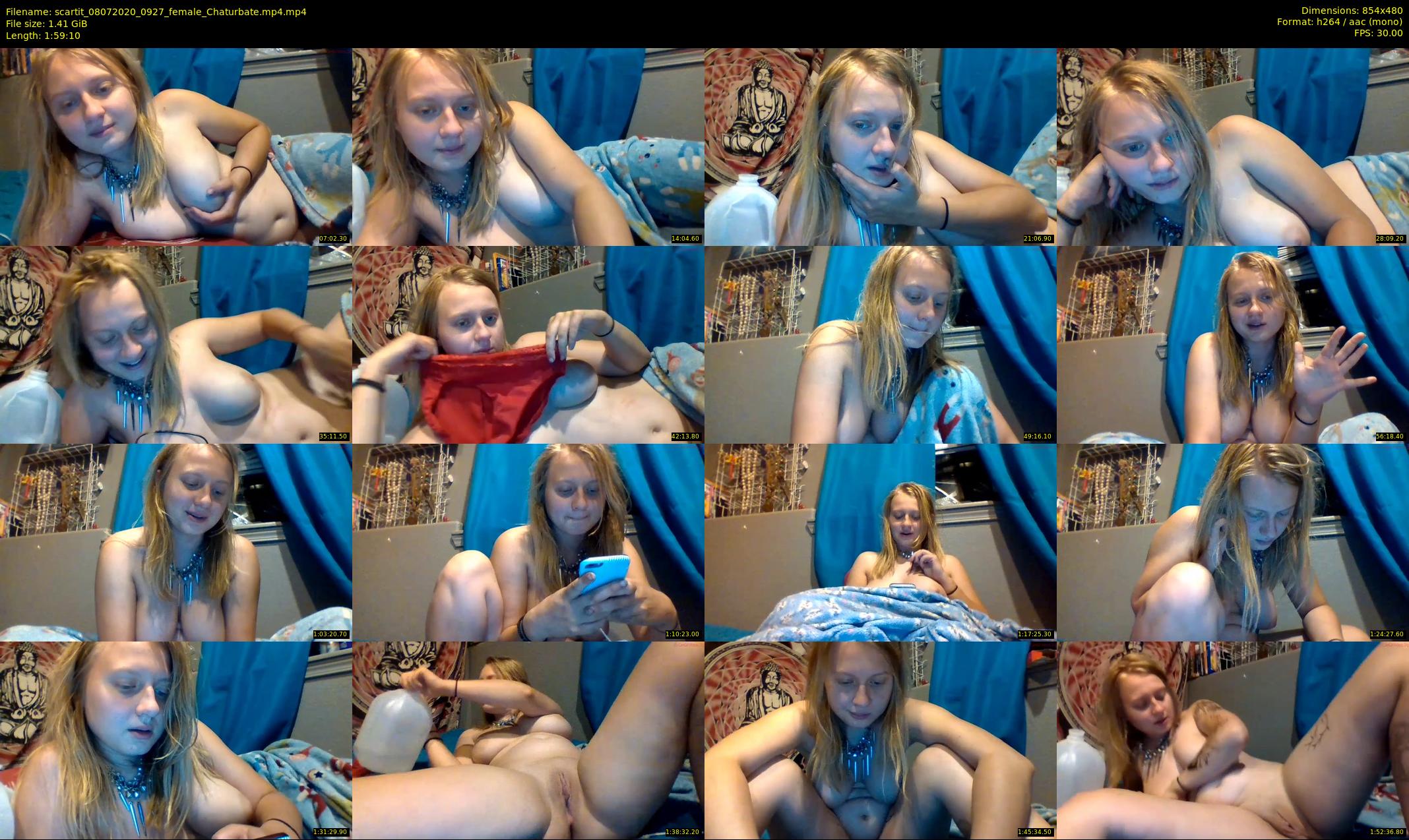 scartit — 120 minute Chaturbate female cam show recording, 480p, Jul 8, 2020