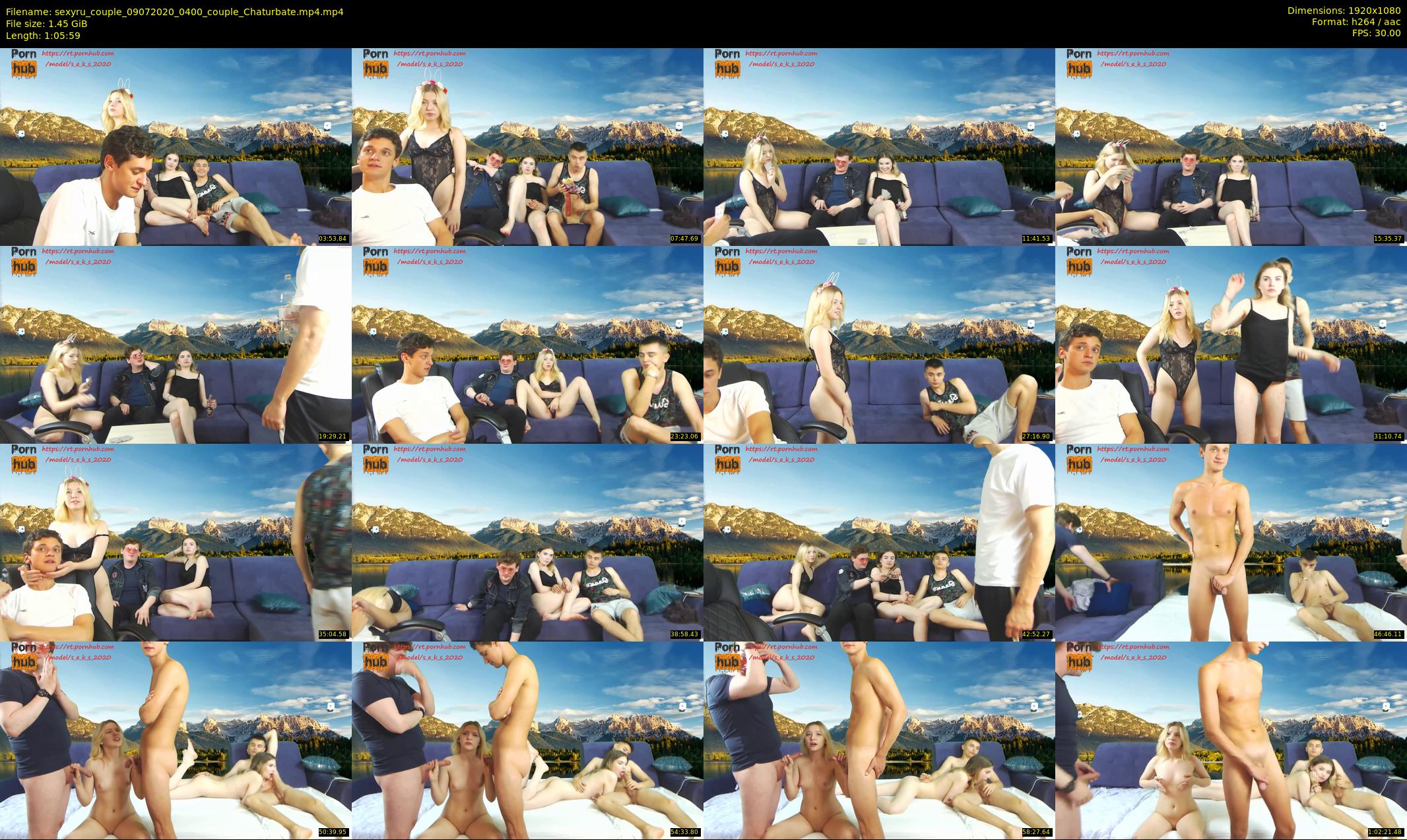 sexyru_couple — 66 minute Chaturbate couple cam show recording, 1080p, Jul 9, 2020
