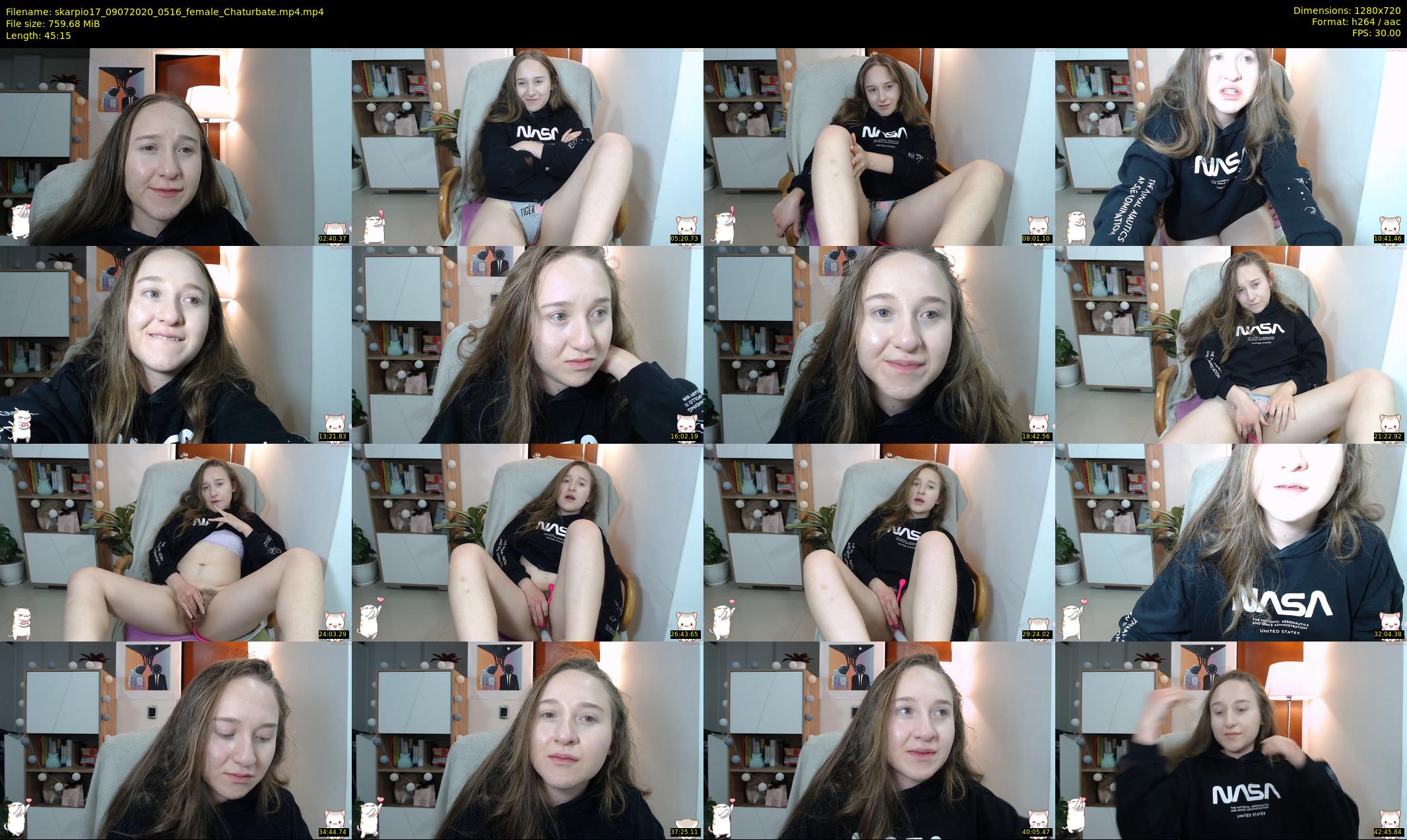 skarpio17 — 46 minute Chaturbate female cam show recording, 720p, Jul 9, 2020
