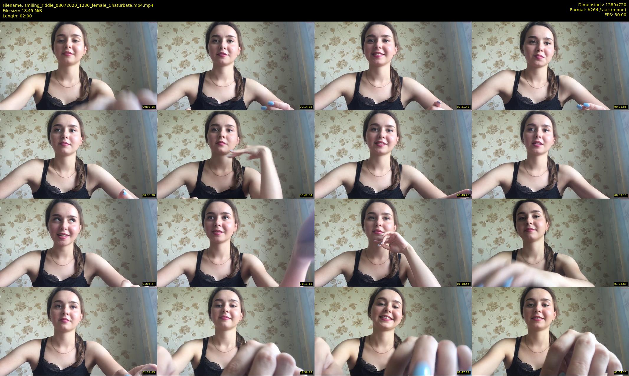 smiling_riddle — 2 minute Chaturbate female cam show recording, 720p, Jul 8, 2020