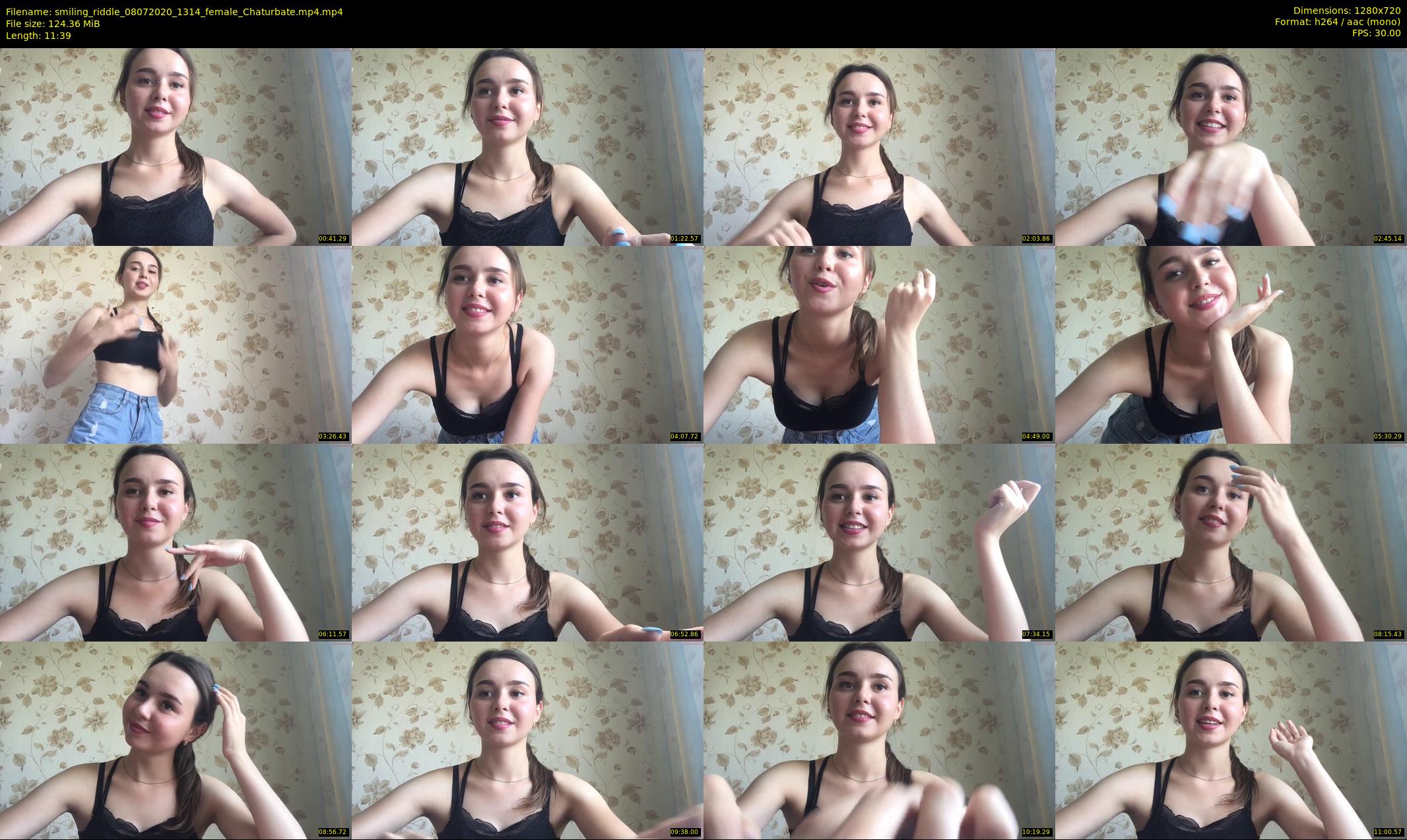 smiling_riddle — 12 minute Chaturbate female cam show recording, 720p, Jul 8, 2020