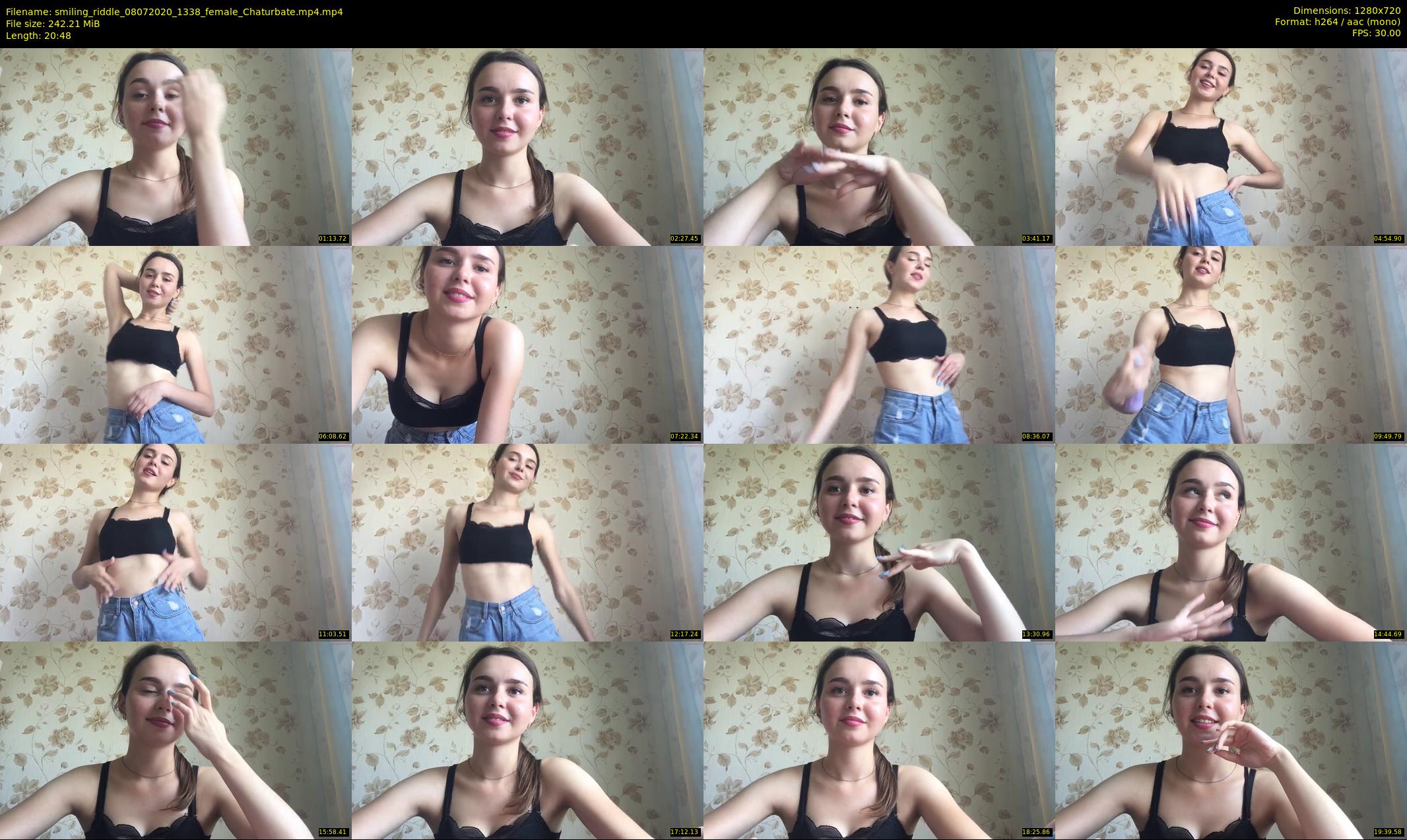 smiling_riddle — 21 minute Chaturbate female cam show recording, 720p, Jul 8, 2020