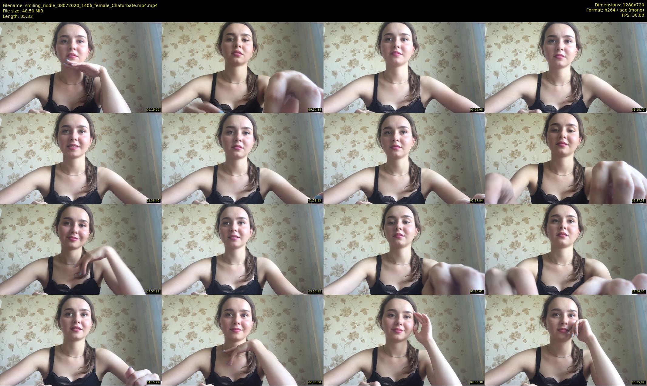 smiling_riddle — 6 minute Chaturbate female cam show recording, 720p, Jul 8, 2020