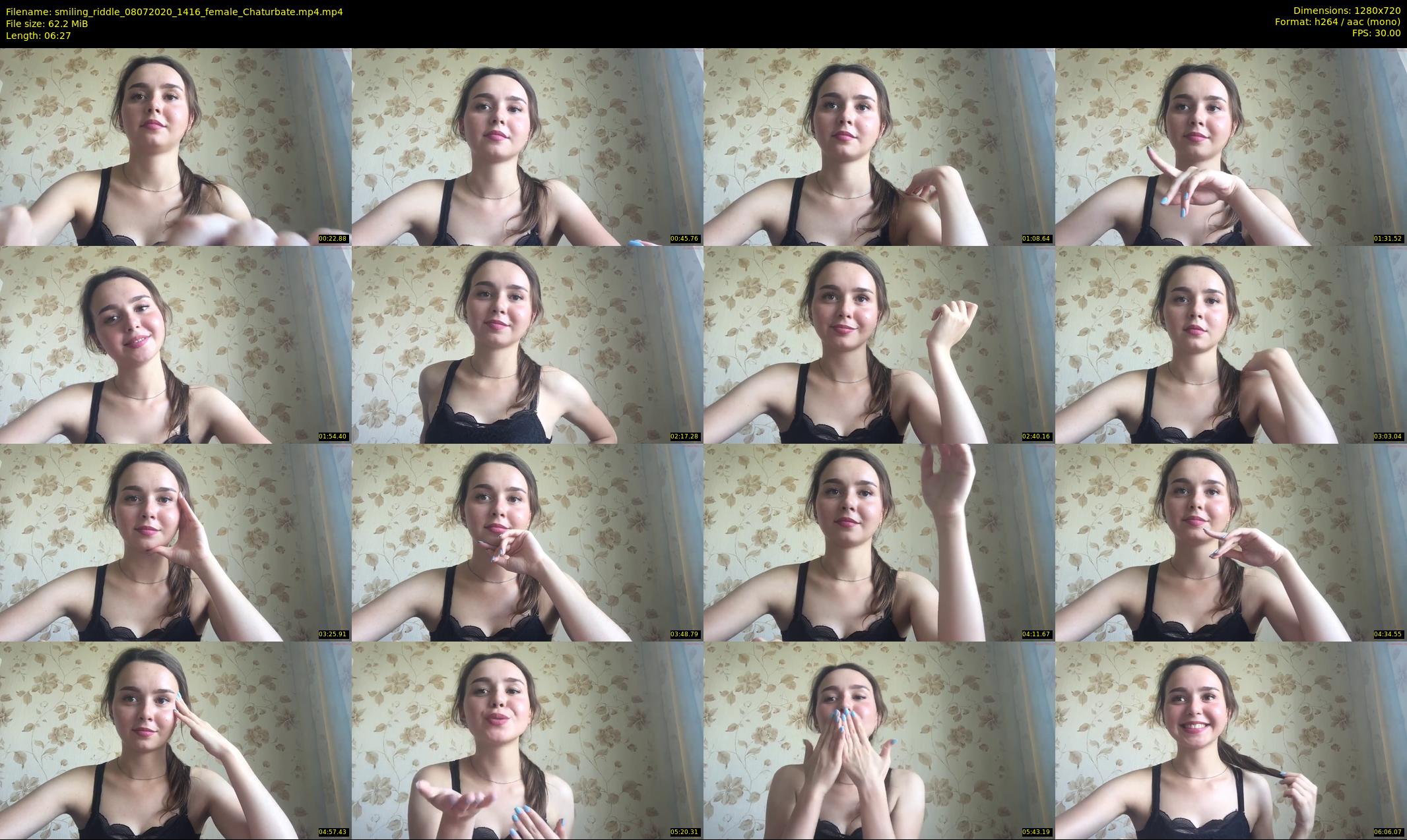 smiling_riddle — 7 minute Chaturbate female cam show recording, 720p, Jul 8, 2020