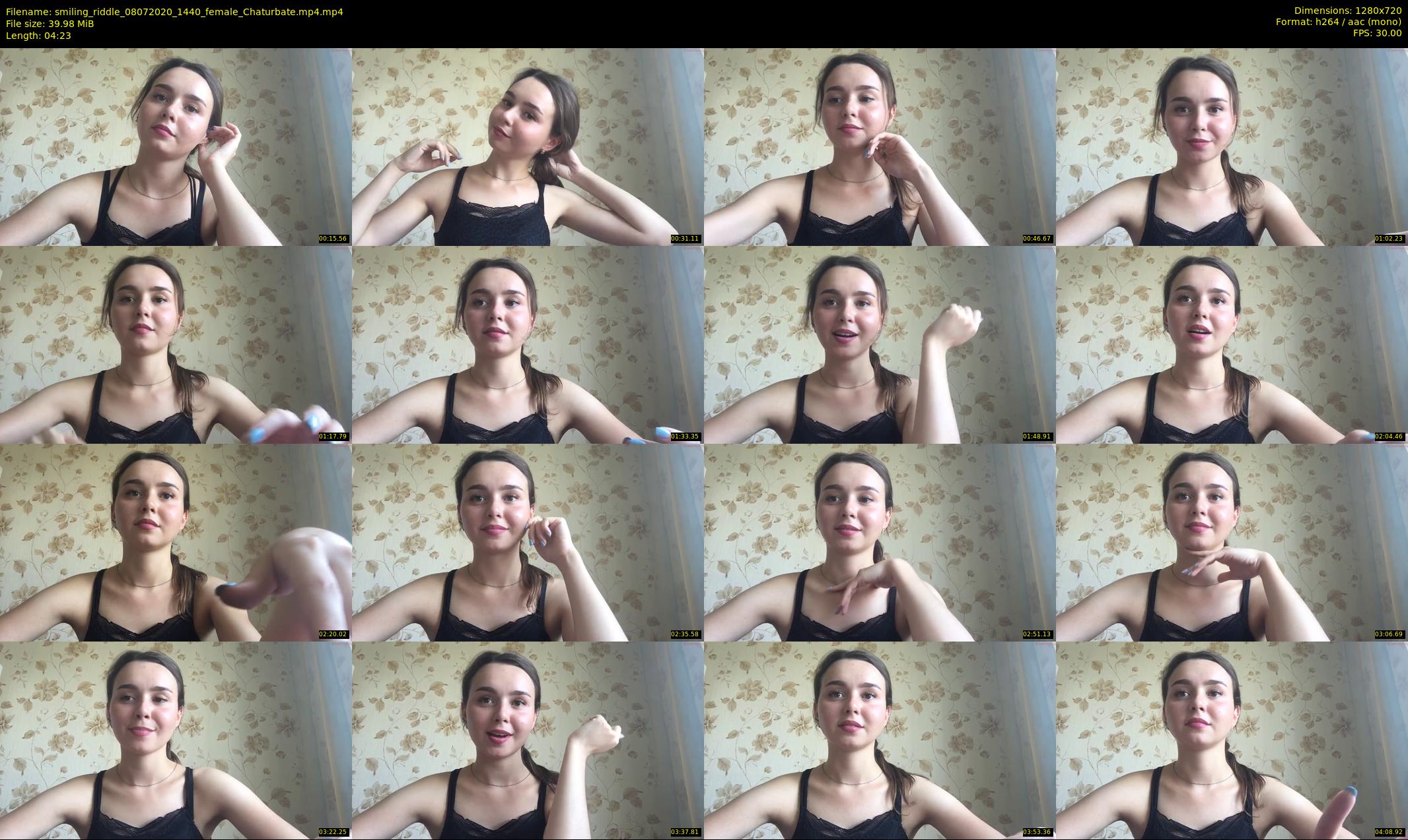 smiling_riddle — 5 minute Chaturbate female cam show recording, 720p, Jul 8, 2020