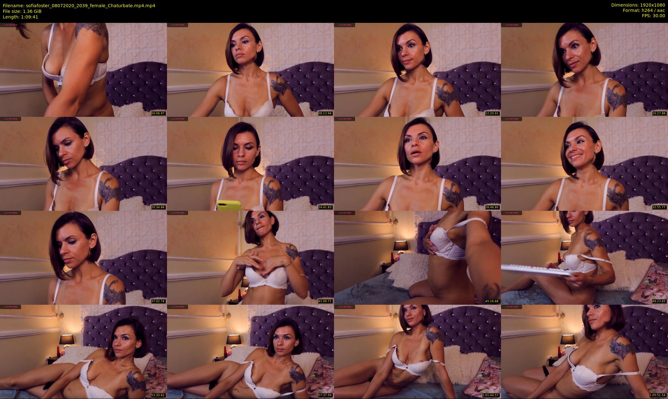 sofiafoster — 70 minute Chaturbate female cam show recording, 1080p, Jul 8, 2020