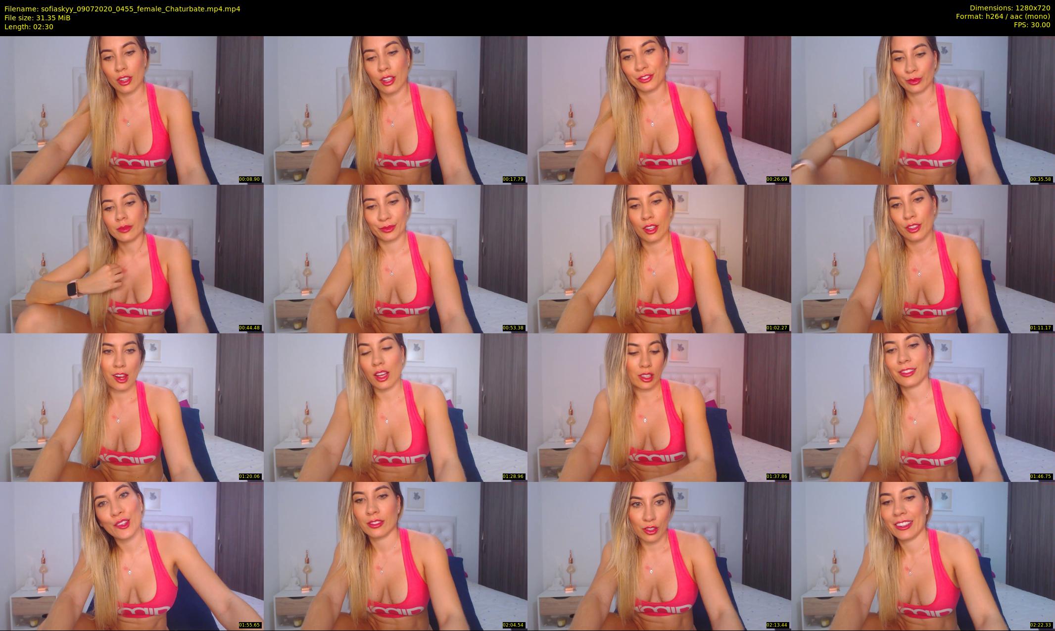 sofiaskyy — 3 minute Chaturbate female cam show recording, 720p, Jul 9, 2020