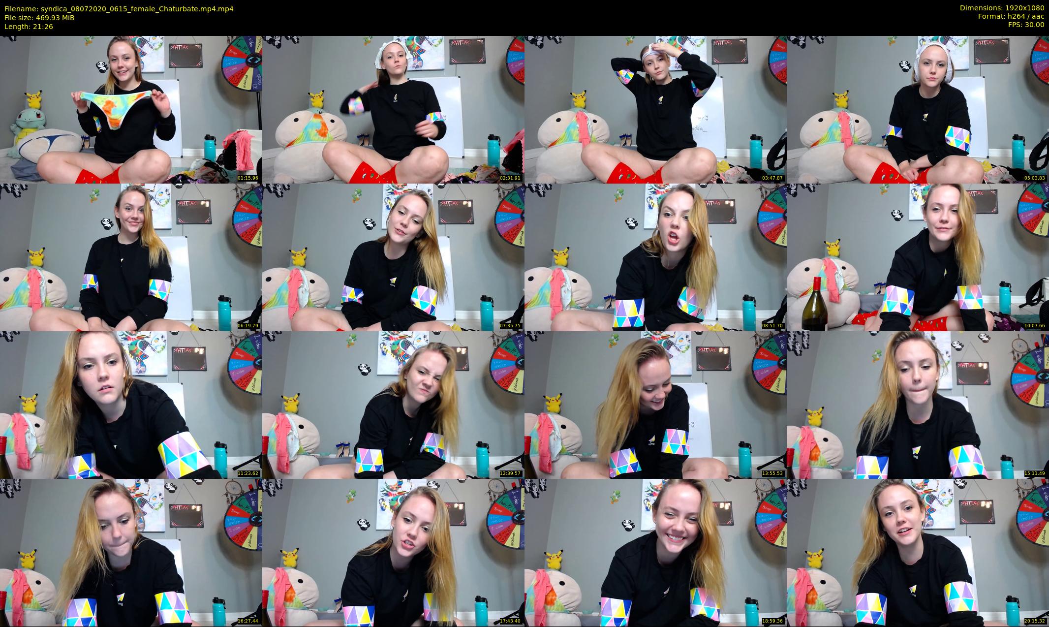 syndica — 22 minute Chaturbate female cam show recording, 1080p, Jul 8, 2020