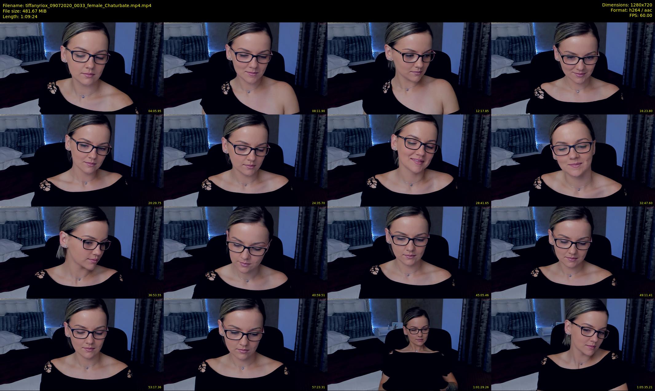 tiffanyriox — 70 minute Chaturbate female cam show recording, 720p, Jul 9, 2020