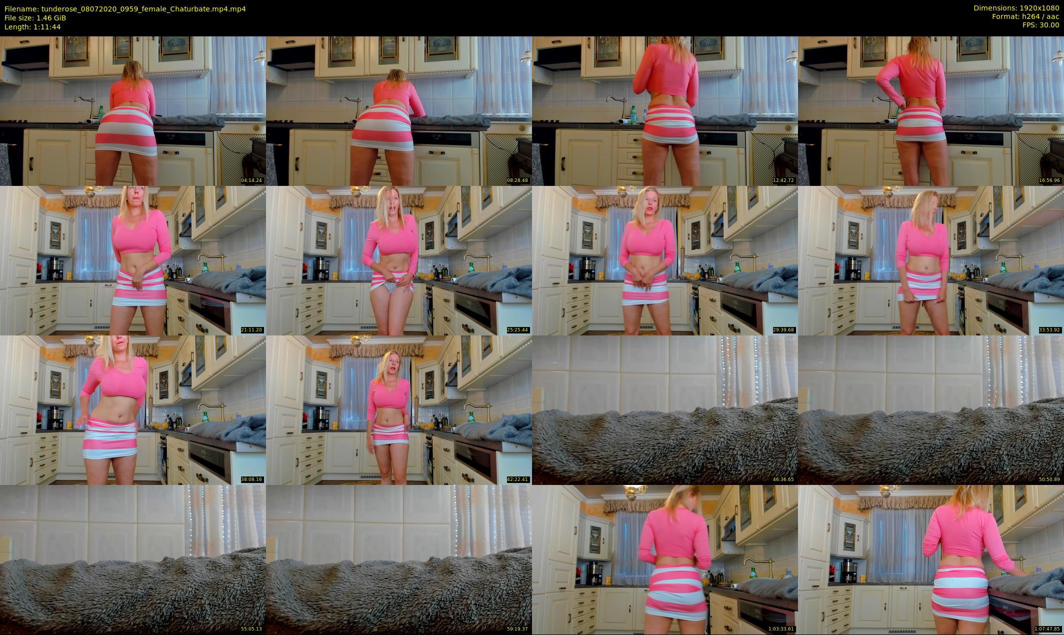 tunderose — 72 minute Chaturbate female cam show recording, 1080p, Jul 8, 2020