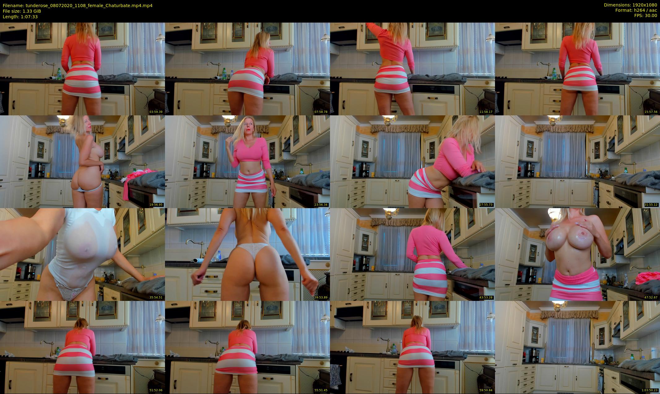 tunderose — 68 minute Chaturbate female cam show recording, 1080p, Jul 8, 2020