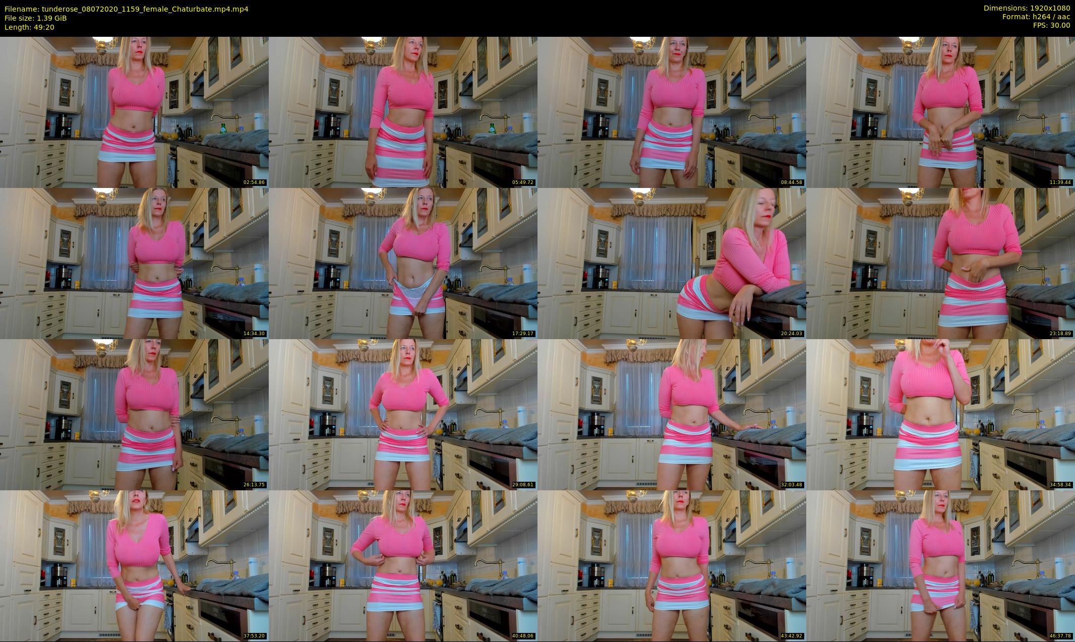 tunderose — 50 minute Chaturbate female cam show recording, 1080p, Jul 8, 2020