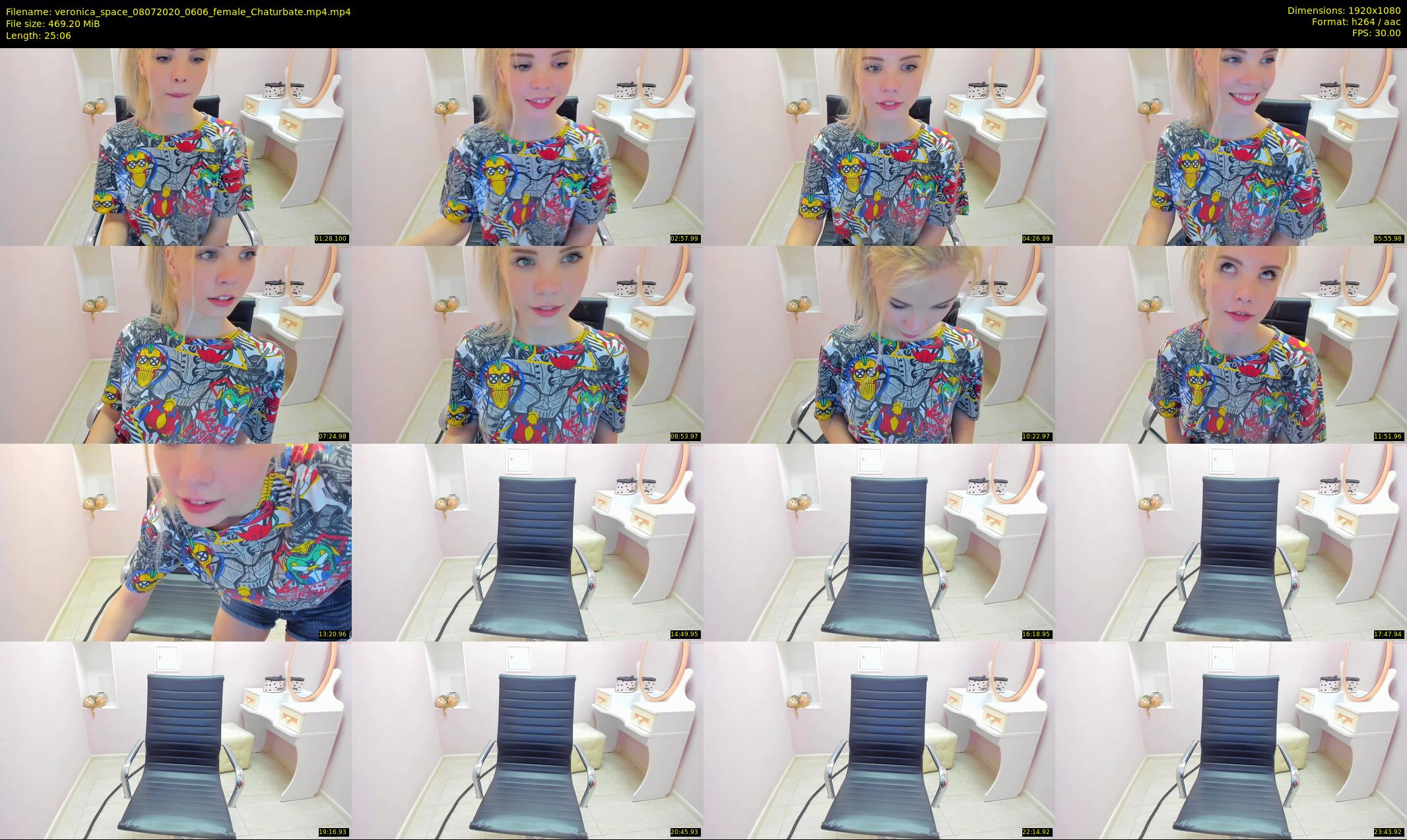 veronica_space — 26 minute Chaturbate female cam show recording, 1080p, Jul 8, 2020