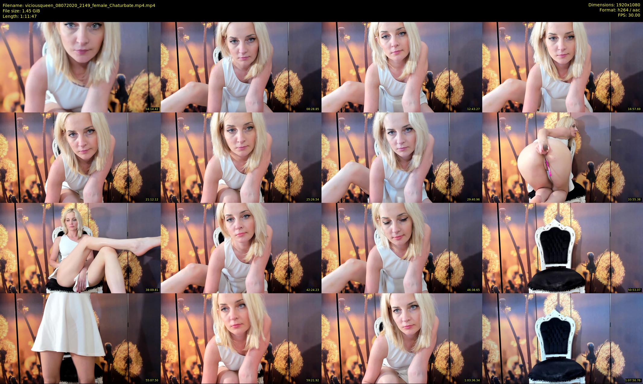 viciousqueen — 72 minute Chaturbate female cam show recording, 1080p, Jul 8, 2020