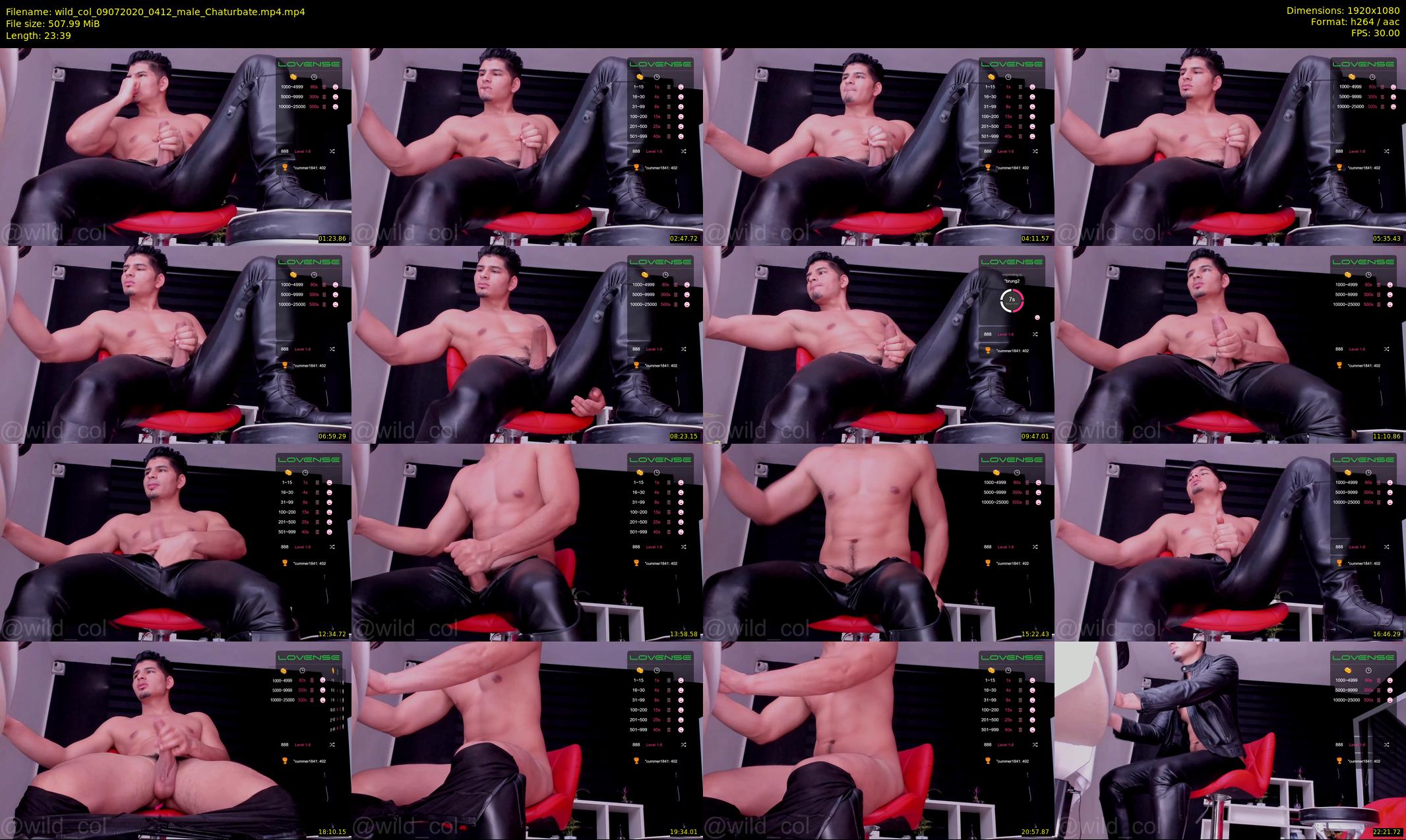 wild_col — 24 minute Chaturbate male cam show recording, 1080p, Jul 9, 2020