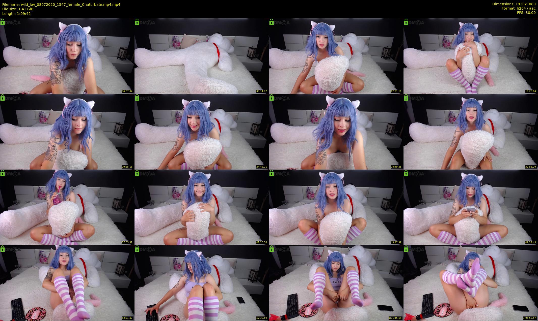 wild_lov — 70 minute Chaturbate female cam show recording, 1080p, Jul 8, 2020