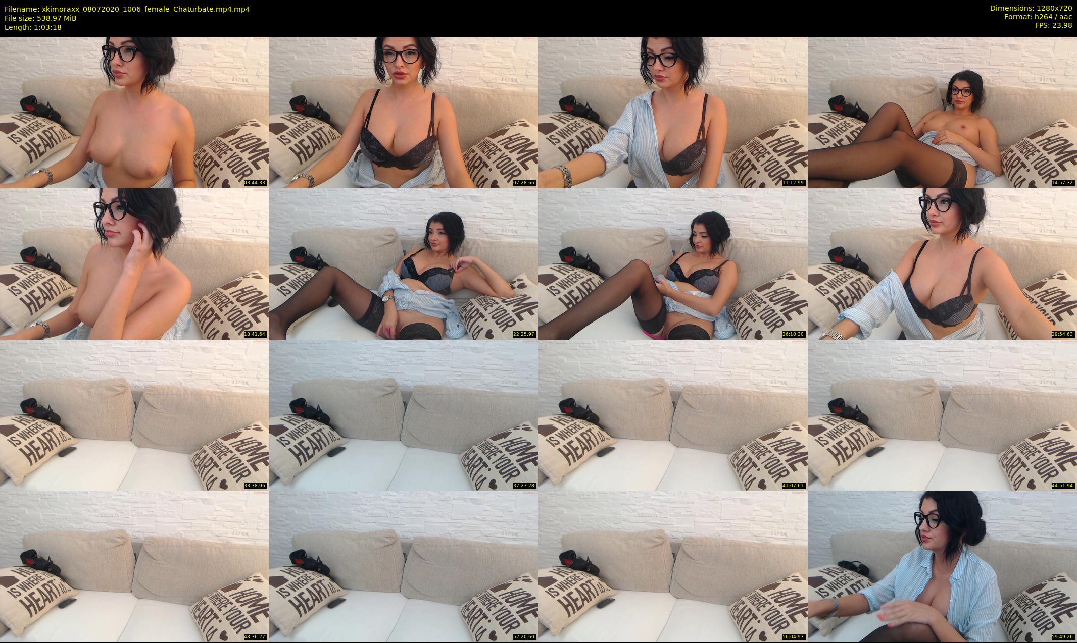 xkimoraxx — 64 minute Chaturbate female cam show recording, 720p, Jul 8, 2020