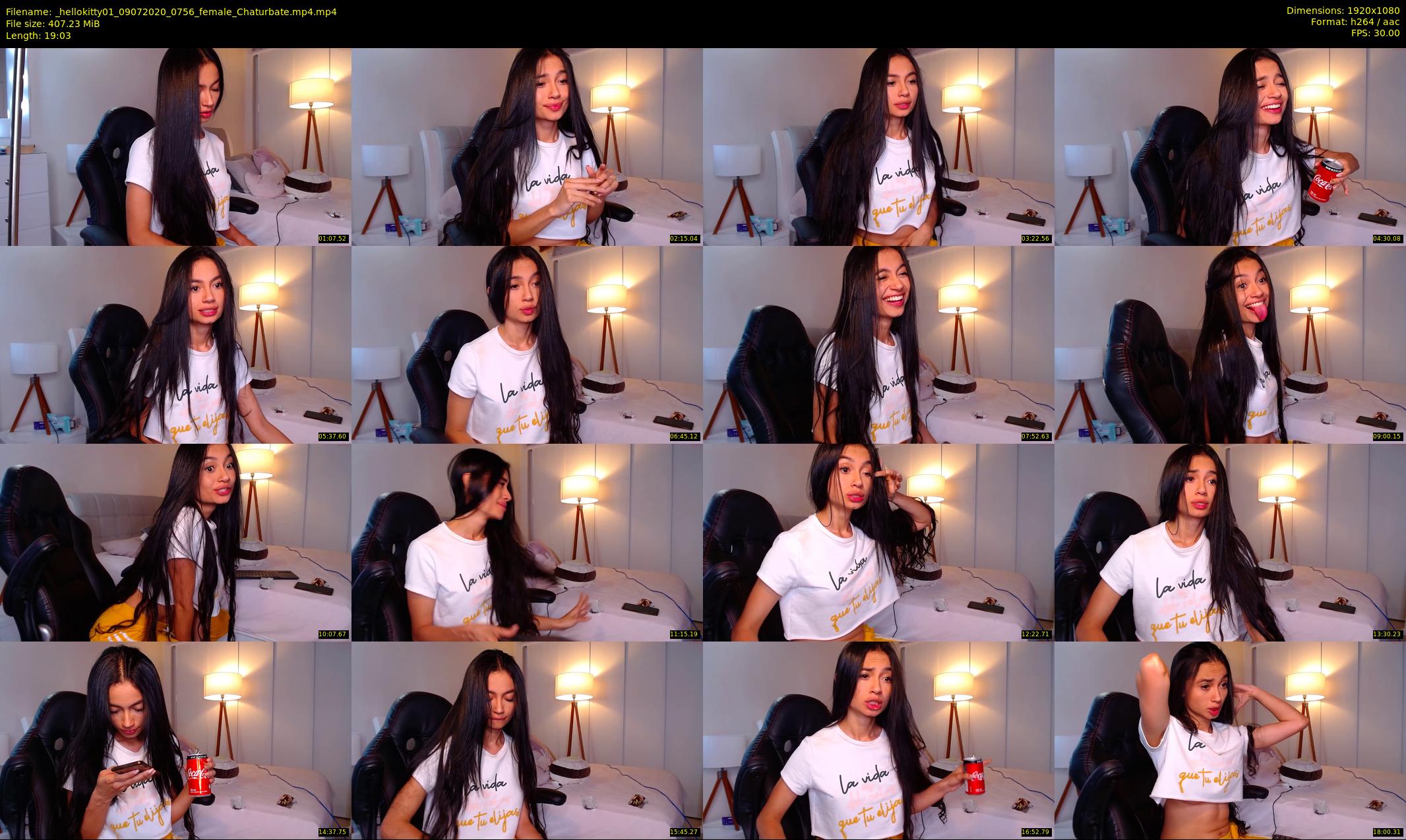 _hellokitty01 — 20 minute Chaturbate female cam show recording, 1080p, Jul 9, 2020