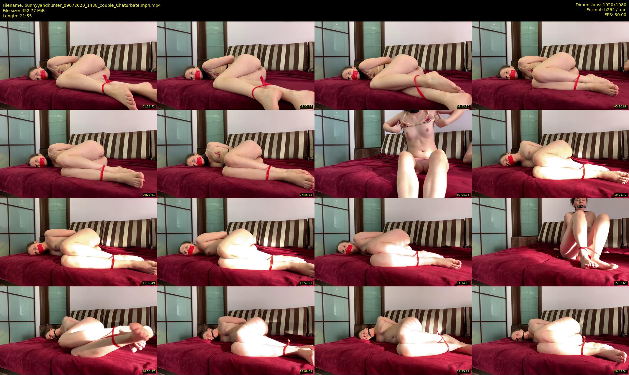 bunnyyandhunter — 22 minute Chaturbate couple cam show recording, 1080p, Jul 9, 2020