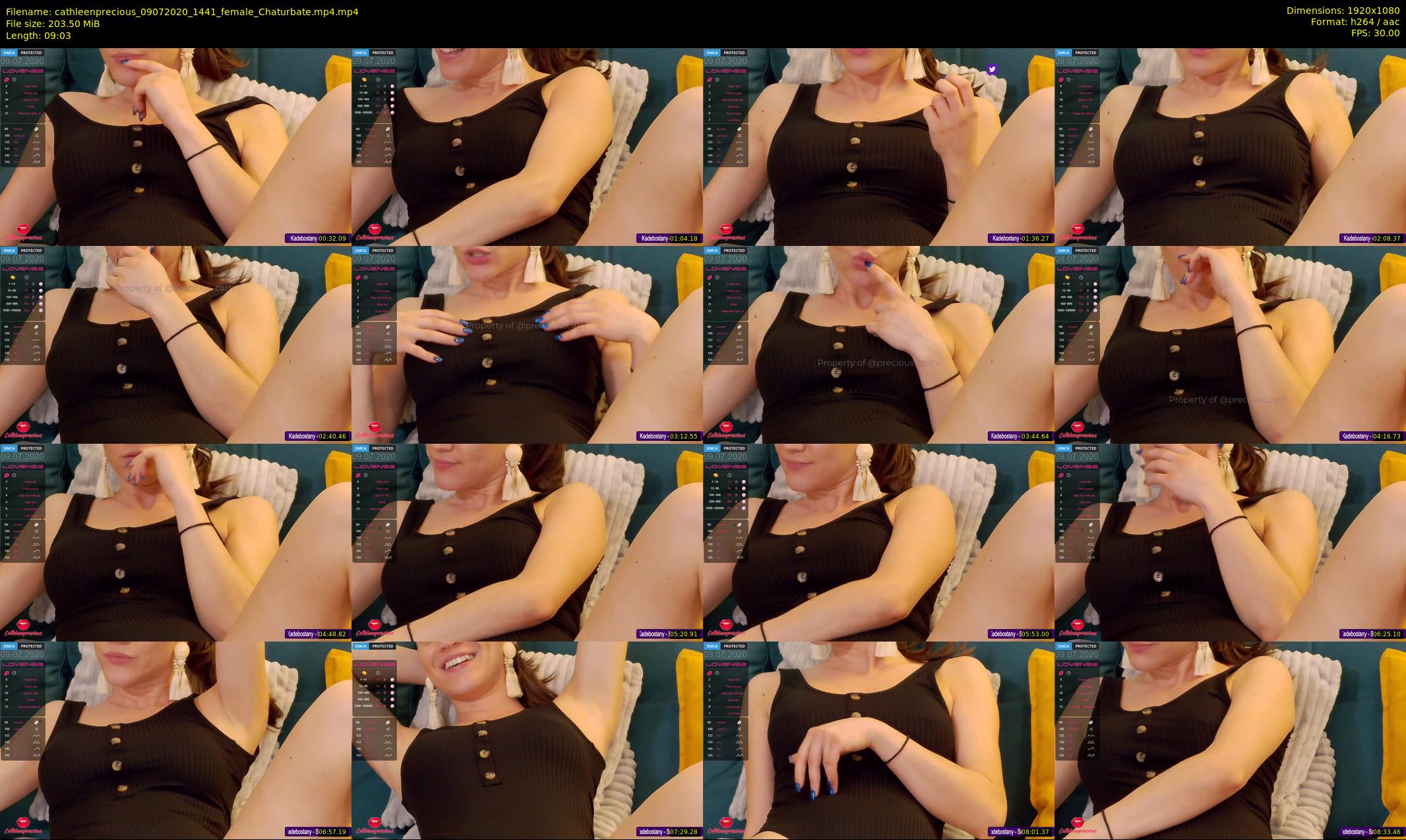 cathleenprecious — 10 minute Chaturbate female cam show recording, 1080p, Jul 9, 2020