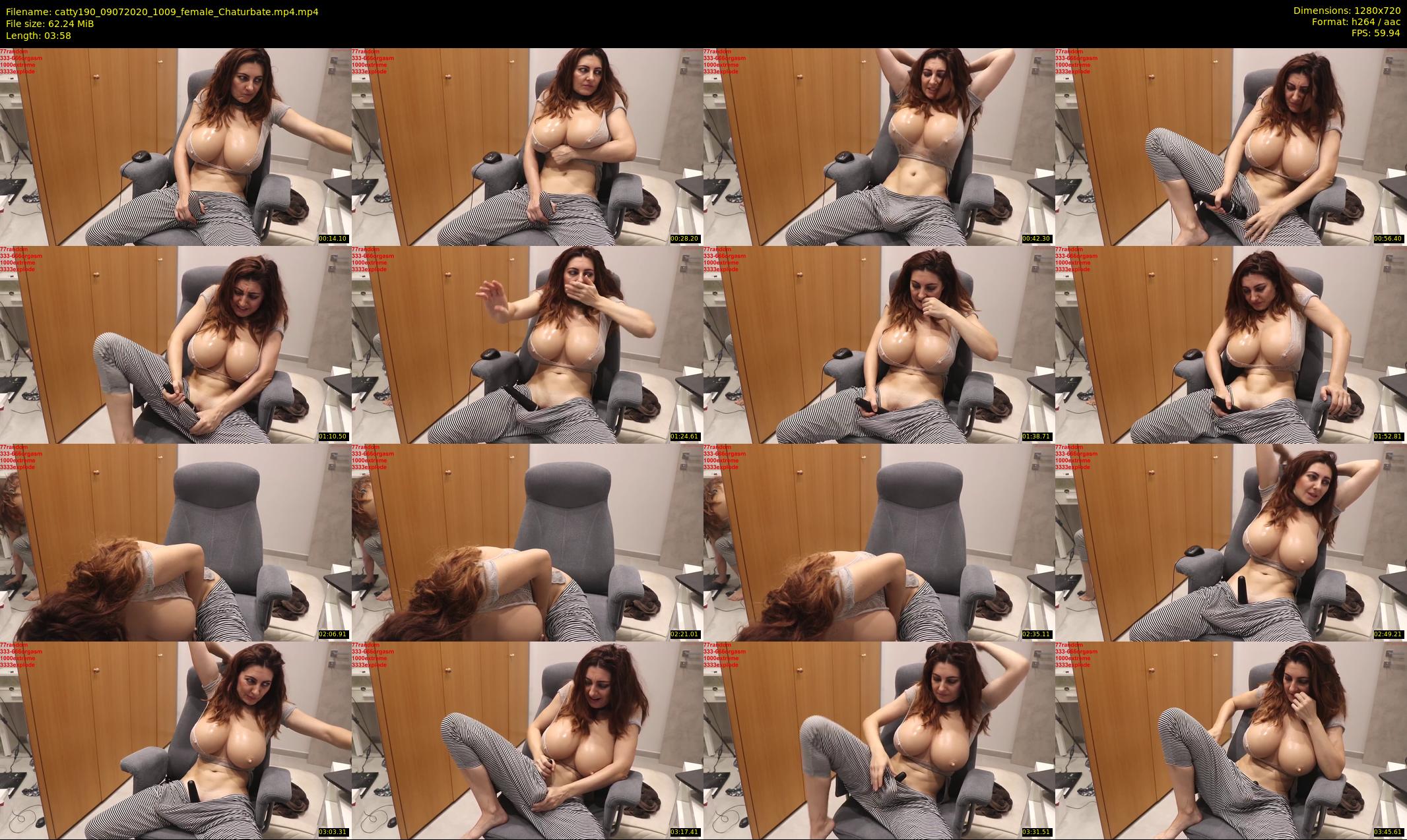 catty190 — 4 minute Chaturbate female cam show recording, 720p, Jul 9, 2020