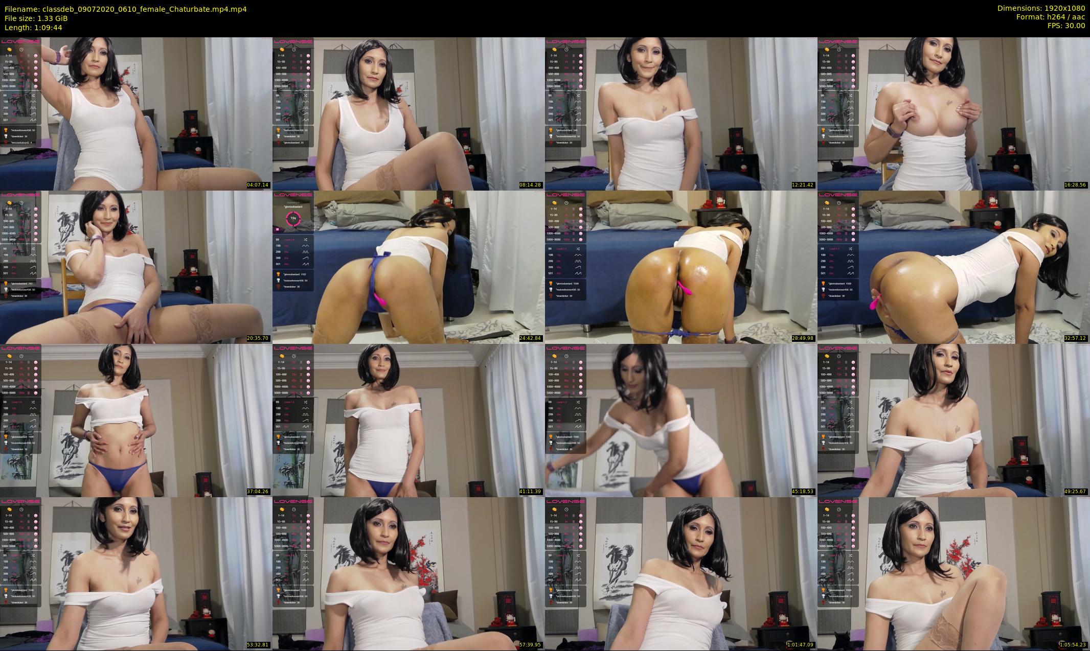 classdeb — 70 minute Chaturbate female cam show recording, 1080p, Jul 9, 2020