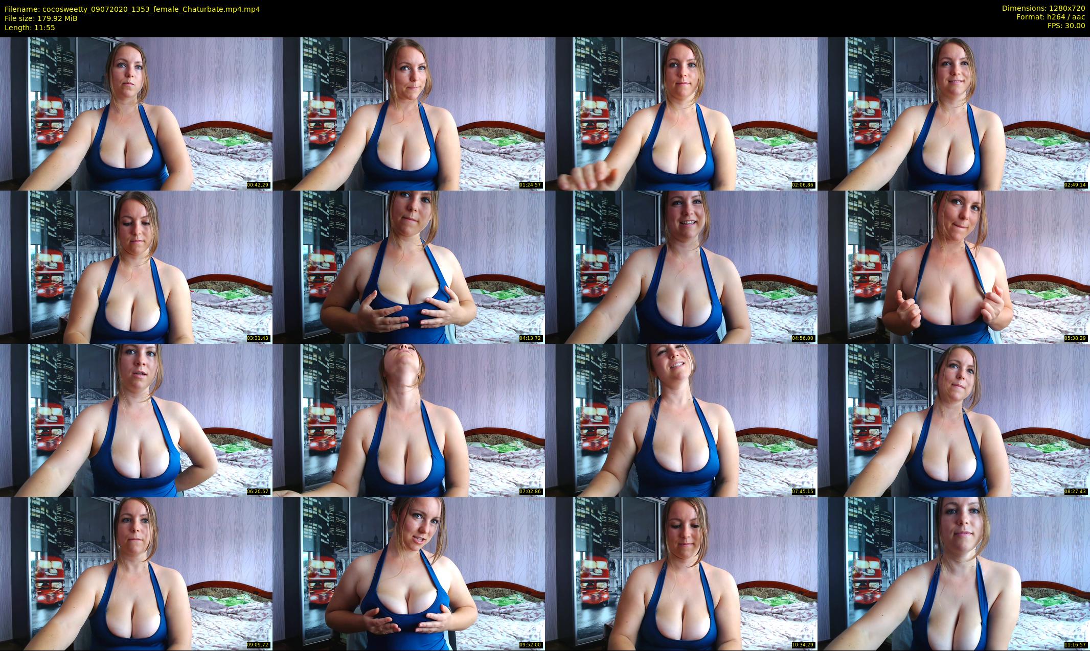 cocosweetty — 12 minute Chaturbate female cam show recording, 720p, Jul 9, 2020