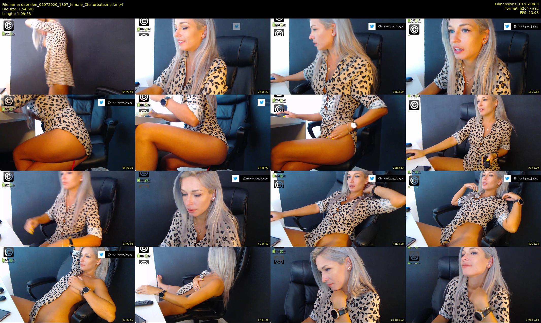 debralee — 70 minute Chaturbate female cam show recording, 1080p, Jul 9, 2020