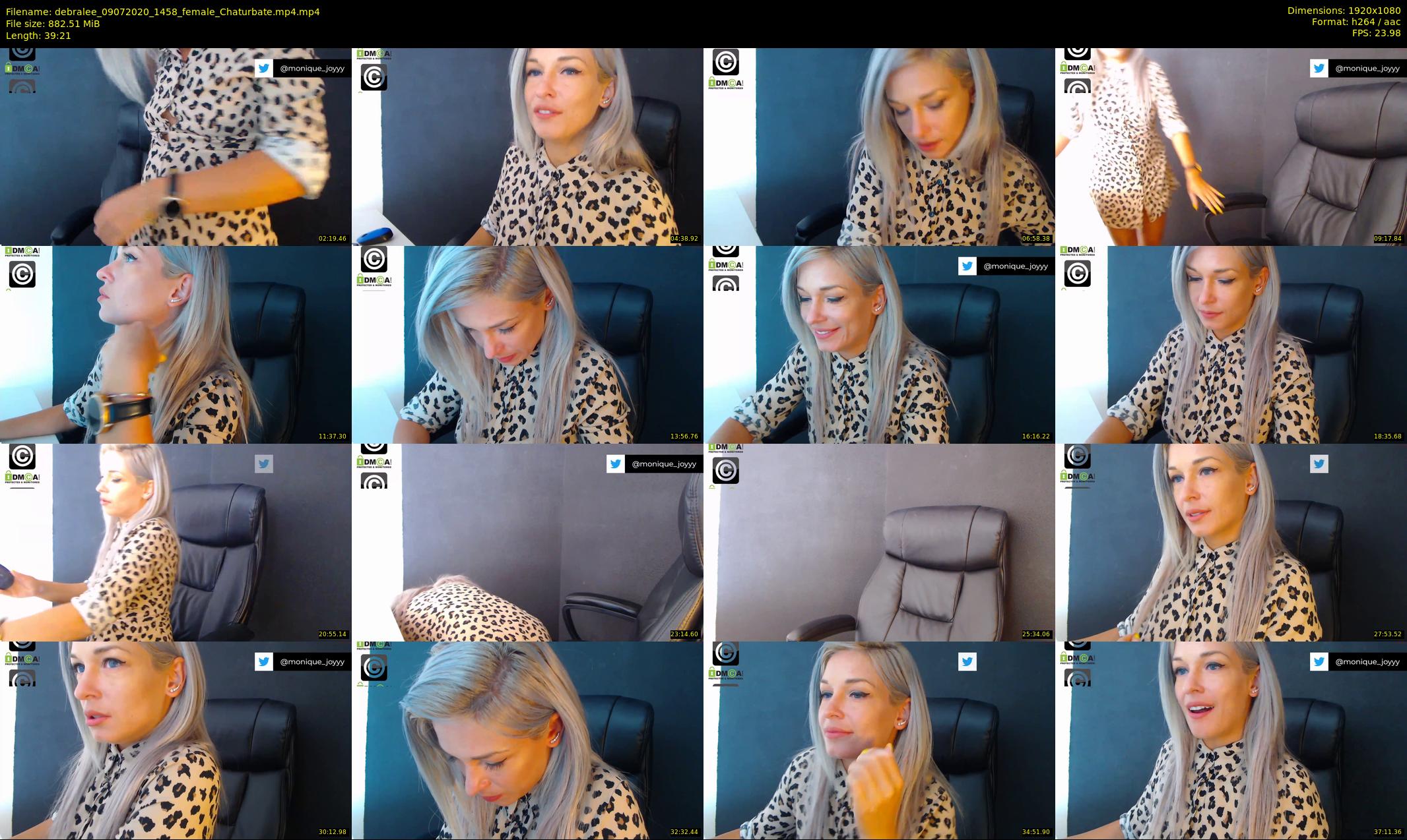 debralee — 40 minute Chaturbate female cam show recording, 1080p, Jul 9, 2020