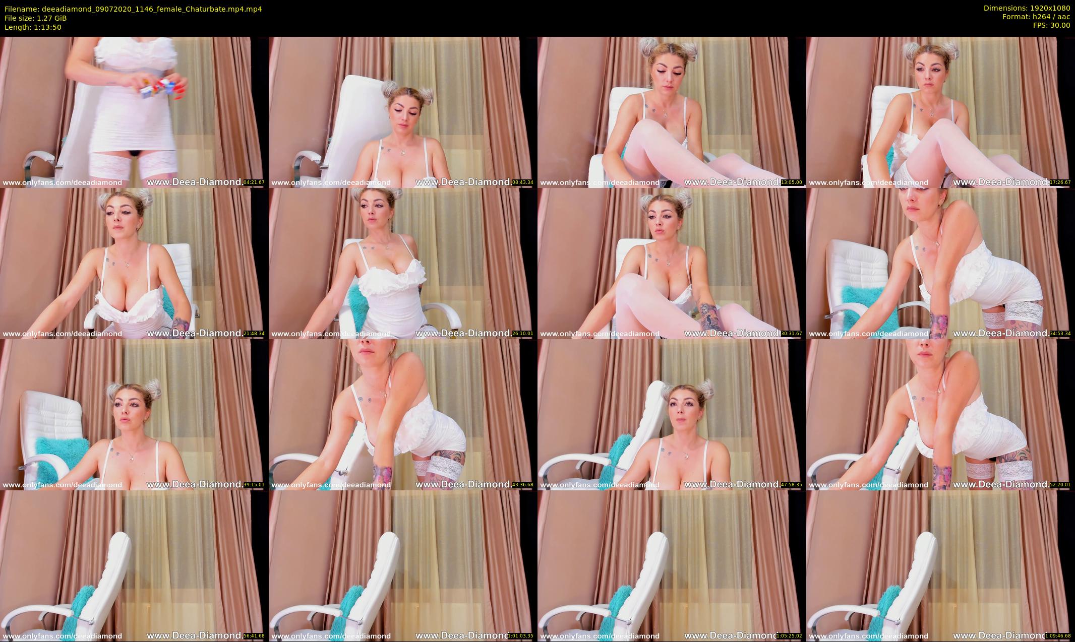 deeadiamond — 74 minute Chaturbate female cam show recording, 1080p, Jul 9, 2020