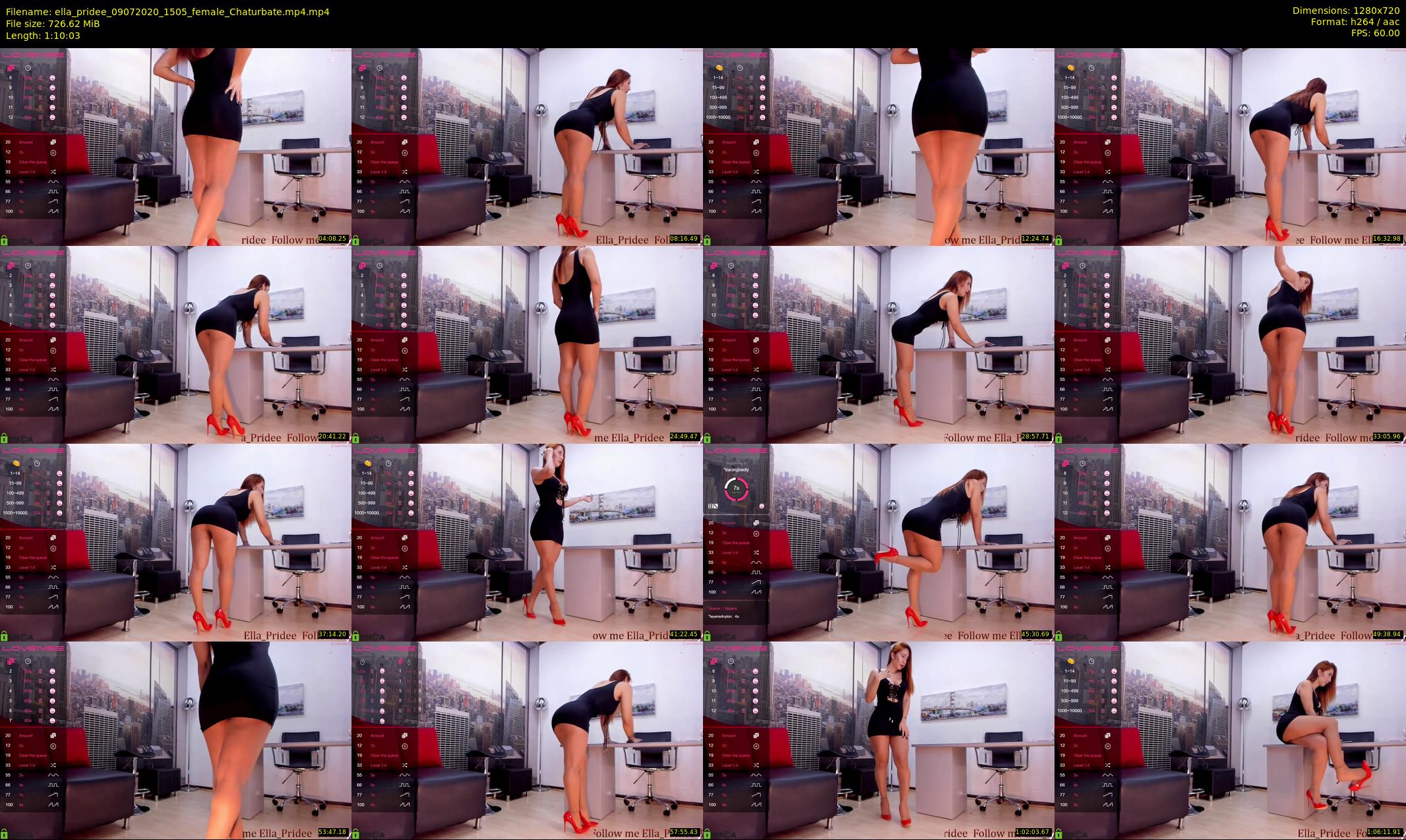 ella_pridee — 71 minute Chaturbate female cam show recording, 720p, Jul 9, 2020