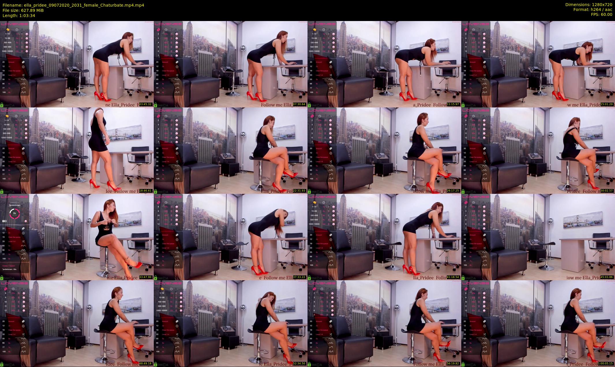 ella_pridee — 64 minute Chaturbate female cam show recording, 720p, Jul 9, 2020