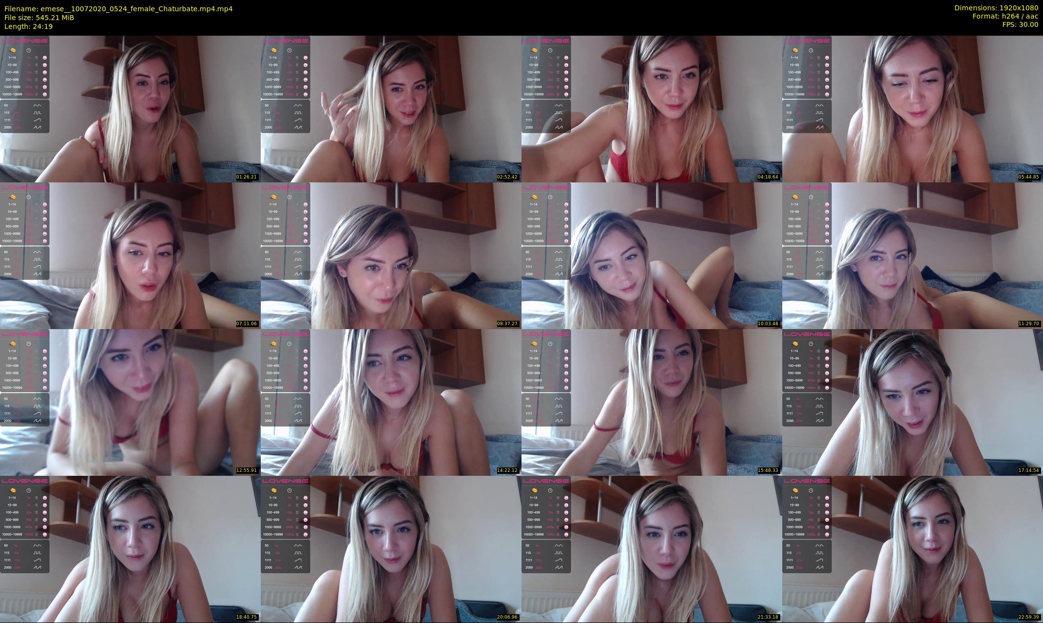 emese_ — 25 minute Chaturbate female cam show recording, 1080p, Jul 10, 2020