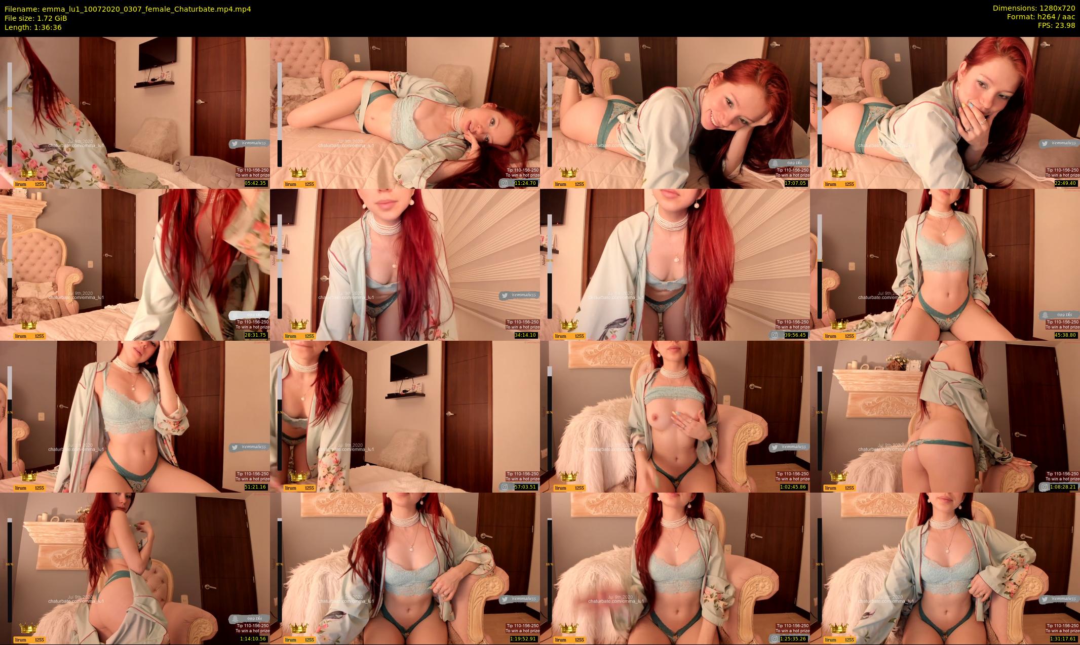 emma_lu1 — 97 minute Chaturbate female cam show recording, 720p, Jul 10, 2020