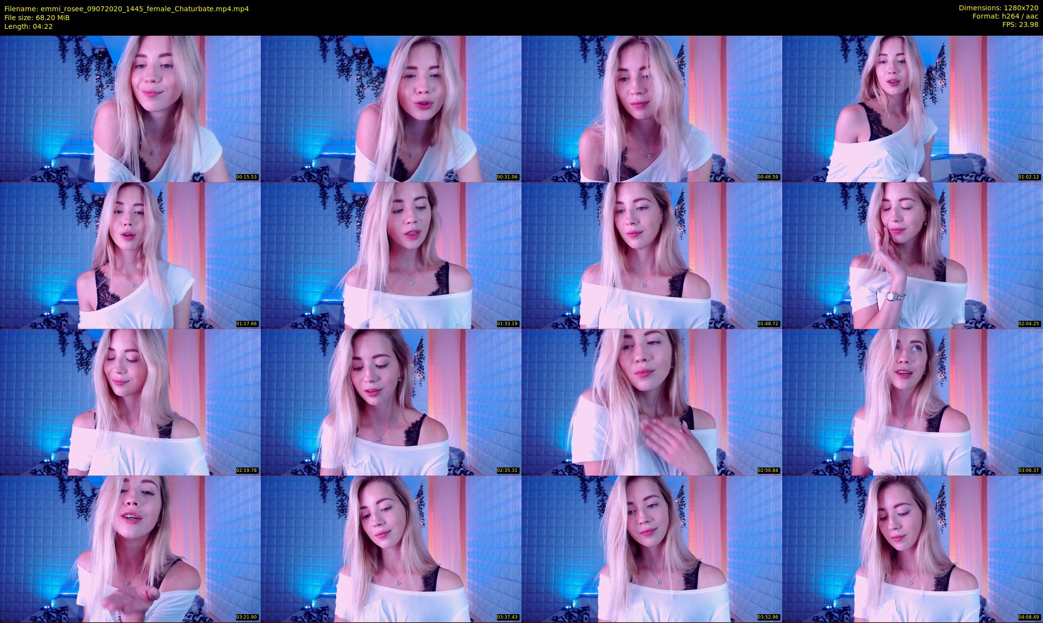 emmi_rosee — 5 minute Chaturbate female cam show recording, 720p, Jul 9, 2020