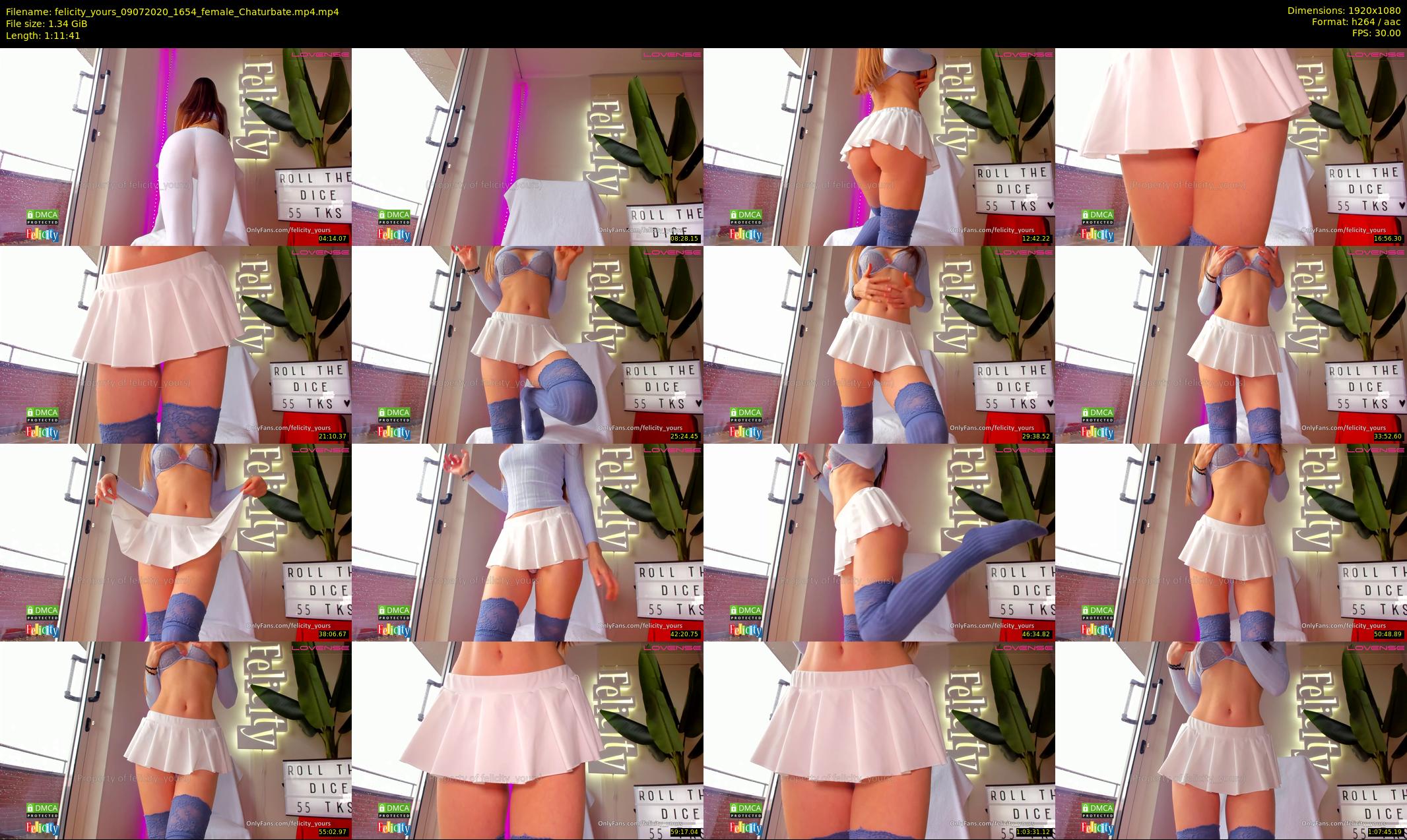 felicity_yours — 72 minute Chaturbate female cam show recording, 1080p, Jul 9, 2020